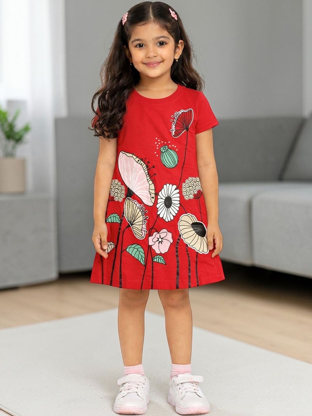 KEESOR Print Dress-image-13