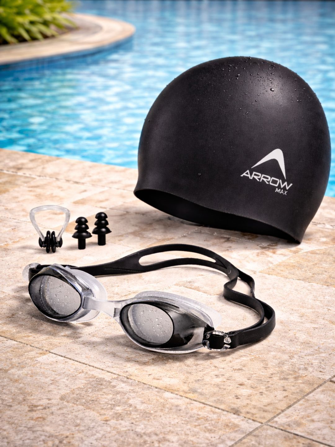 ARROWMAX Swim Cap, Goggles & Earplugs Swimwear Accessories-picture-43