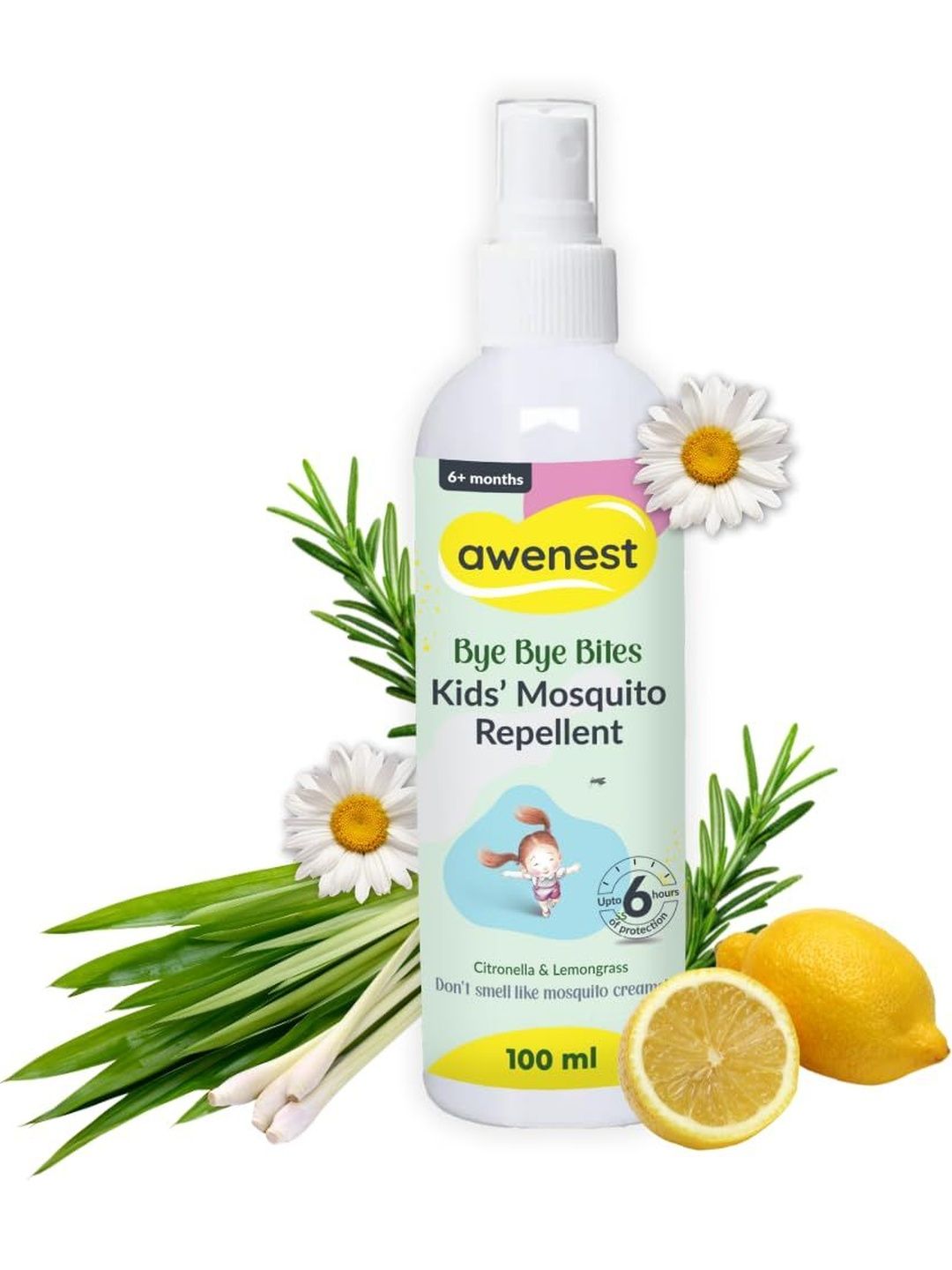 awenest awenest Kids Bye Bye Bites Mosquito Repellent Spray - 100 ml