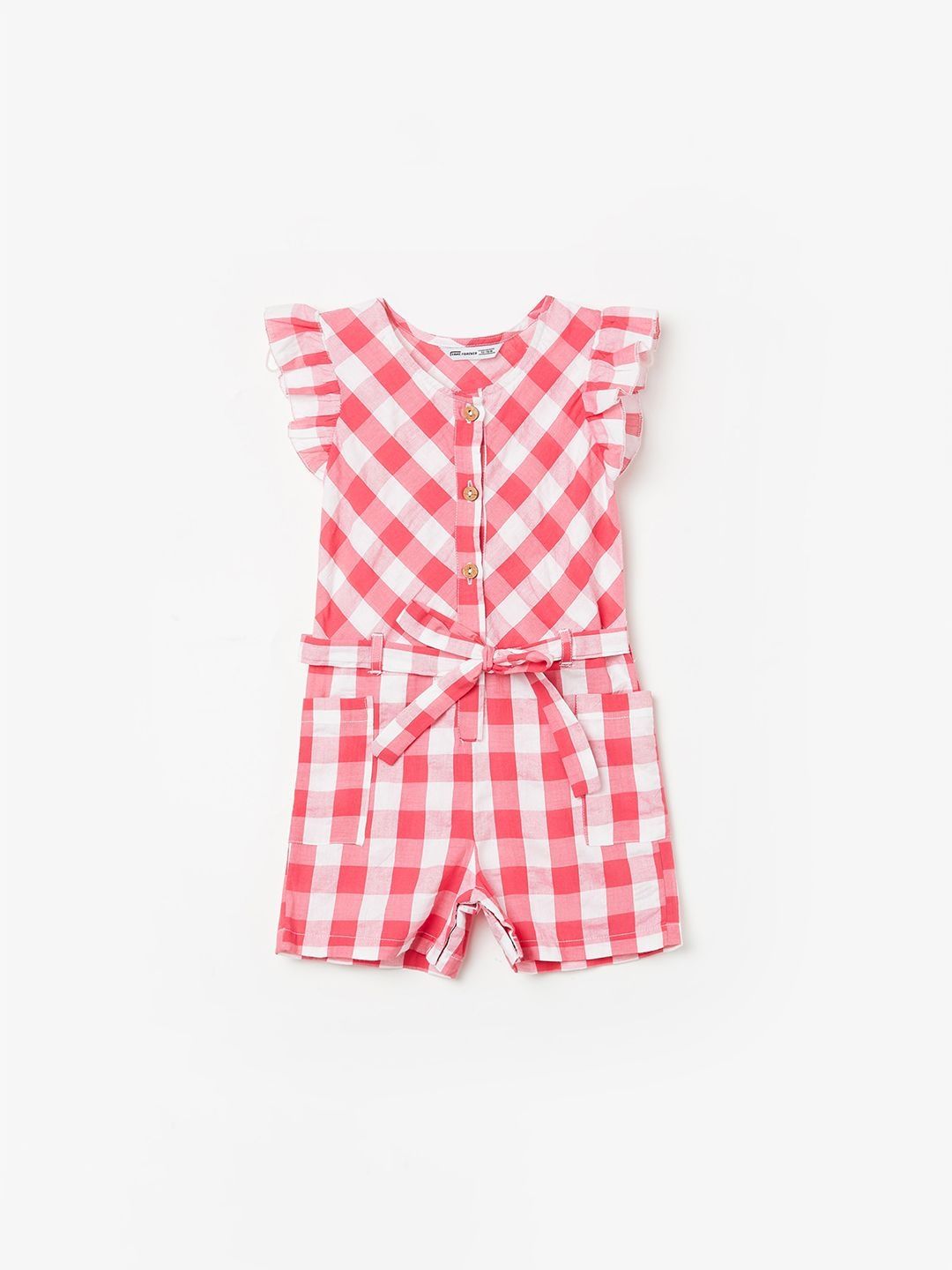 Fame Forever by Lifestyle Girls Checked Jumpsuit-picture-35