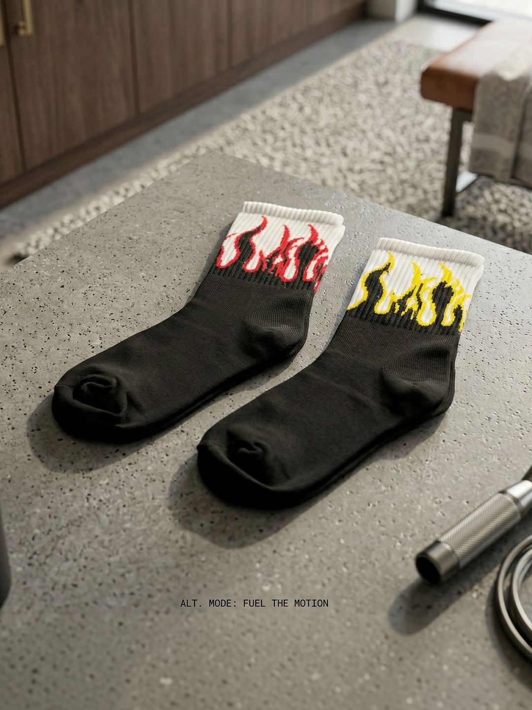 Moda Rapido Men Pack of 2 Cotton Blend Patterned Above Ankle Socks-image-39