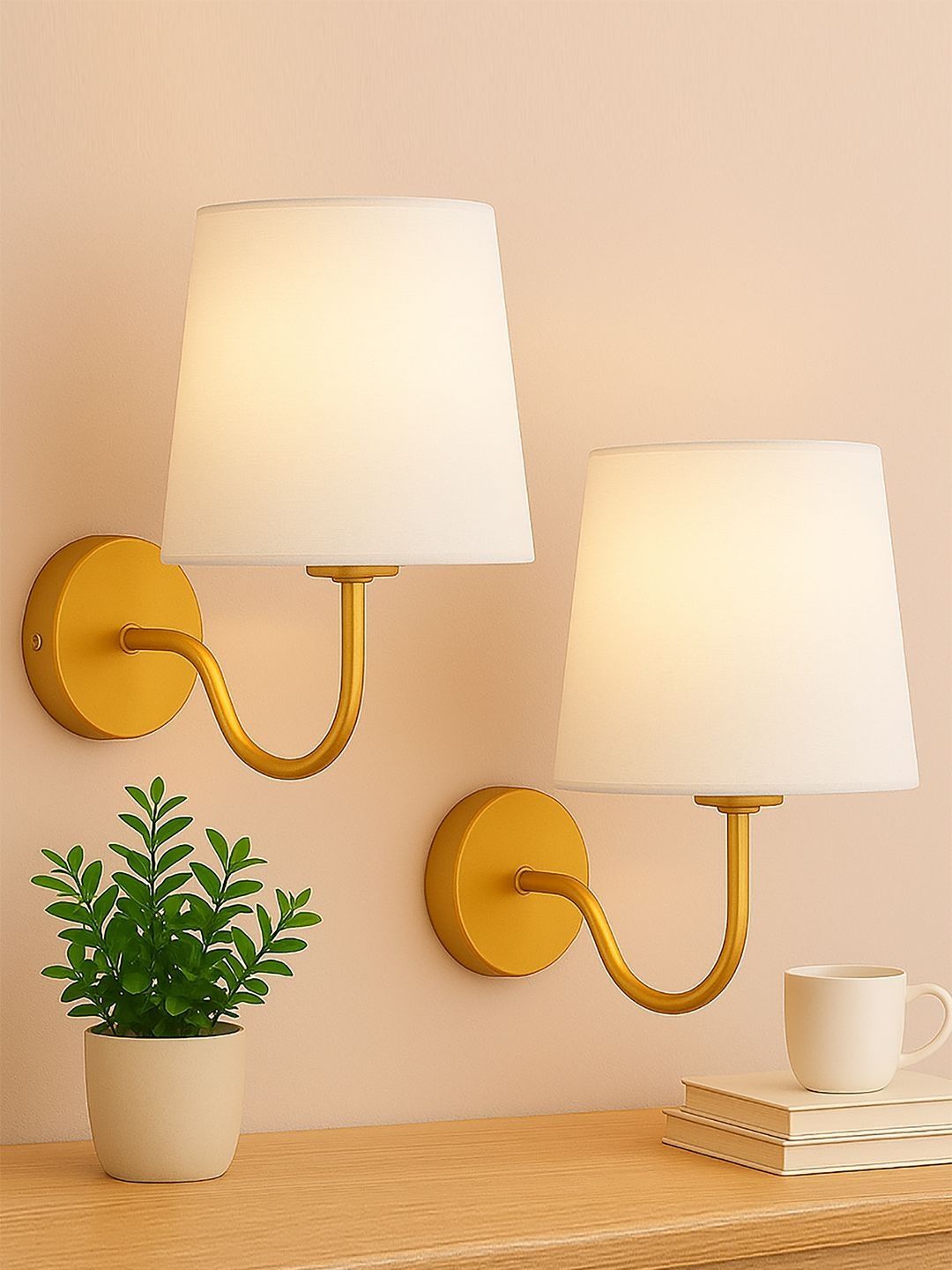 Decorcity Khaki Metal Contemporary Wall Lamp-picture-51