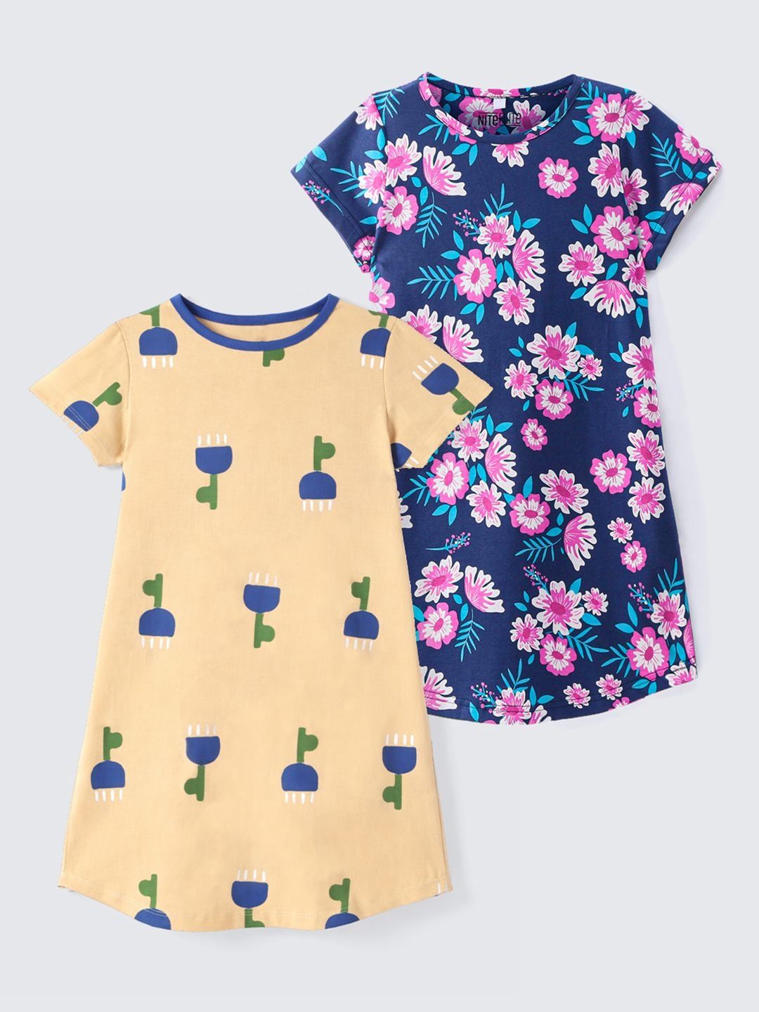 Nite Flite Girls Printed Nightdress-picture-14