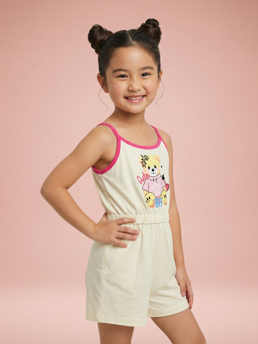 Nauti Nati Girls Printed Basic Jumpsuit with Embellished-picture-37