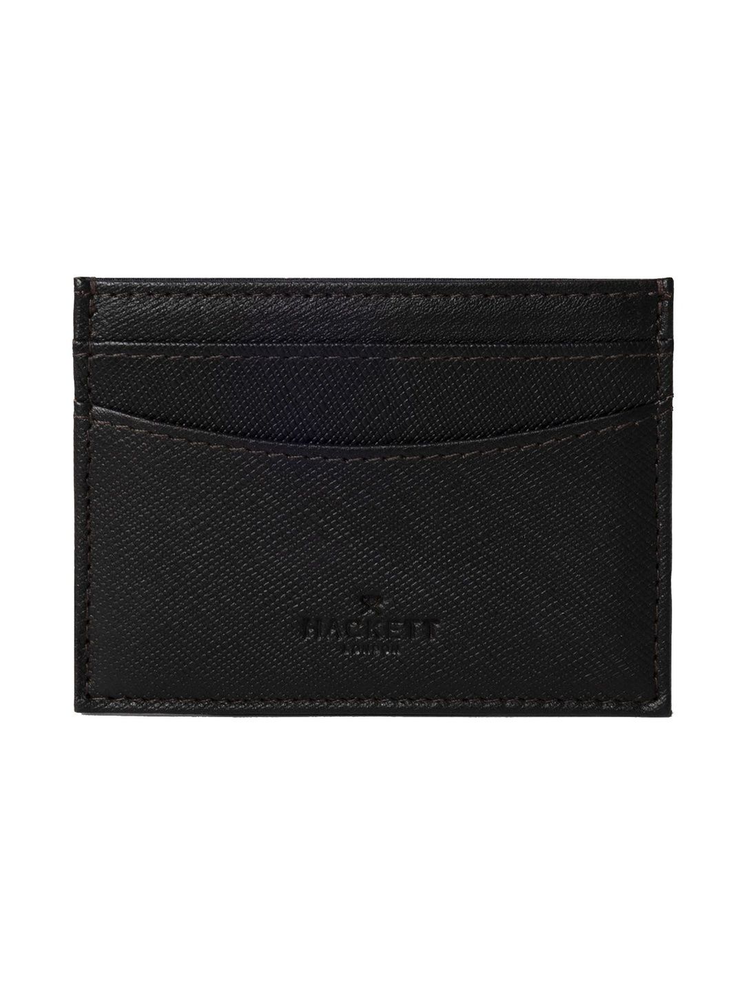 HACKETT LONDON Men Textured Leather Card Holder-picture-15