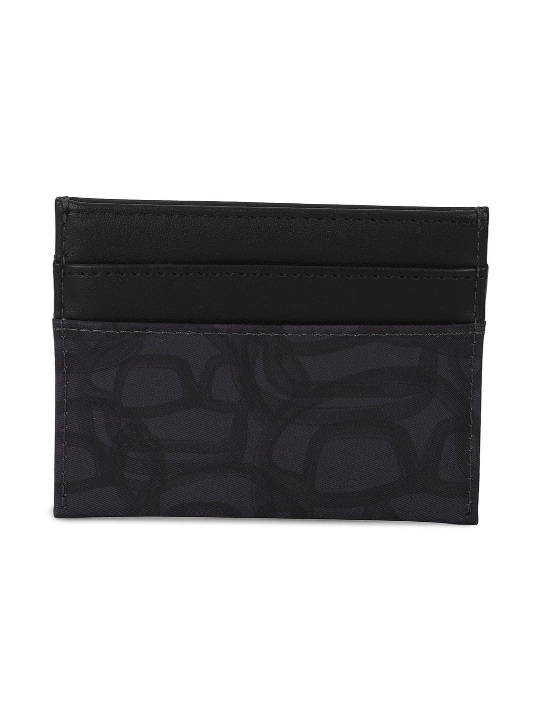 Karl Lagerfeld Men Textured Leather Card Holder-image-40