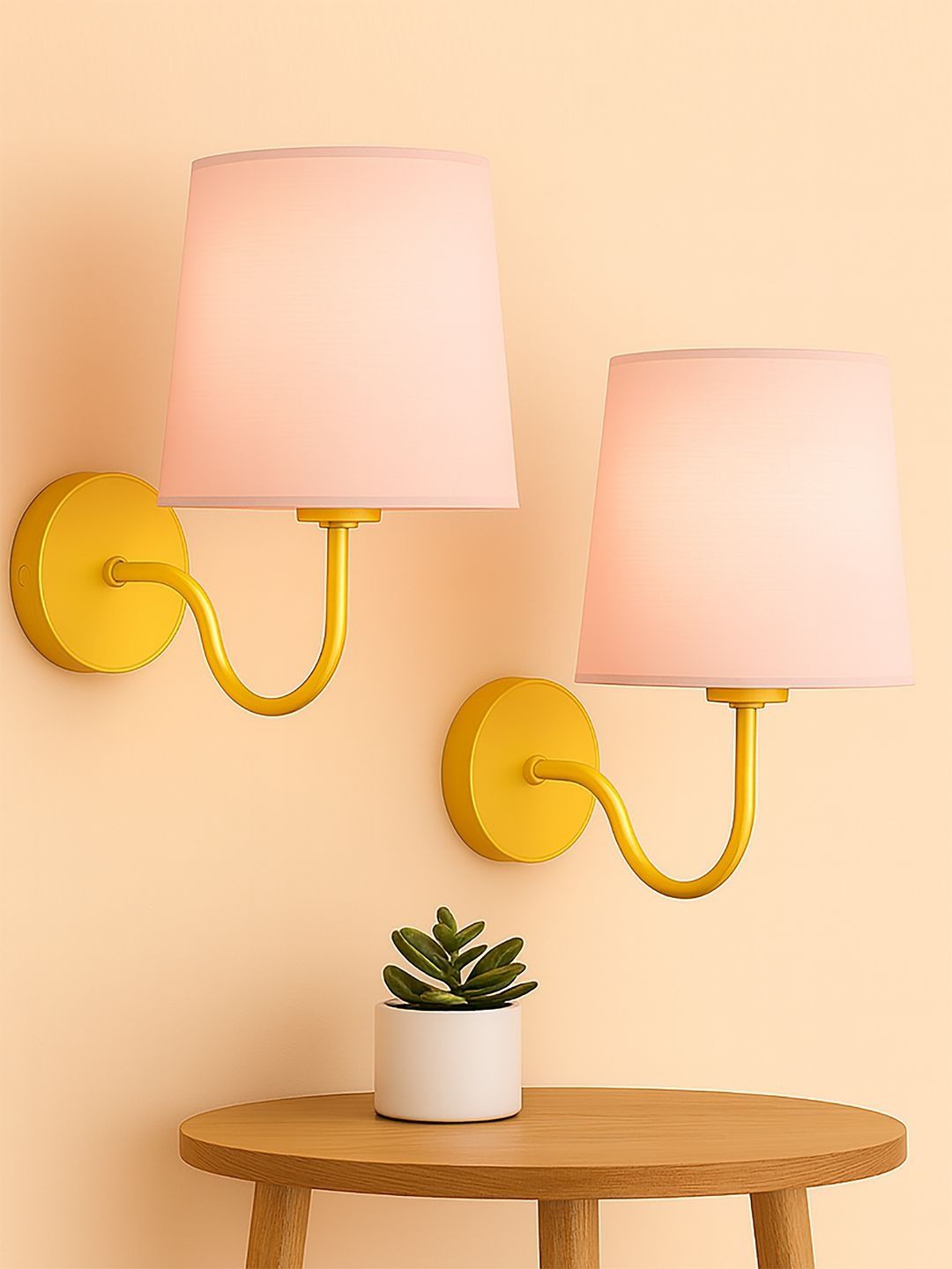 Decorcity Pink Metal Contemporary Wall Lamp-picture-58