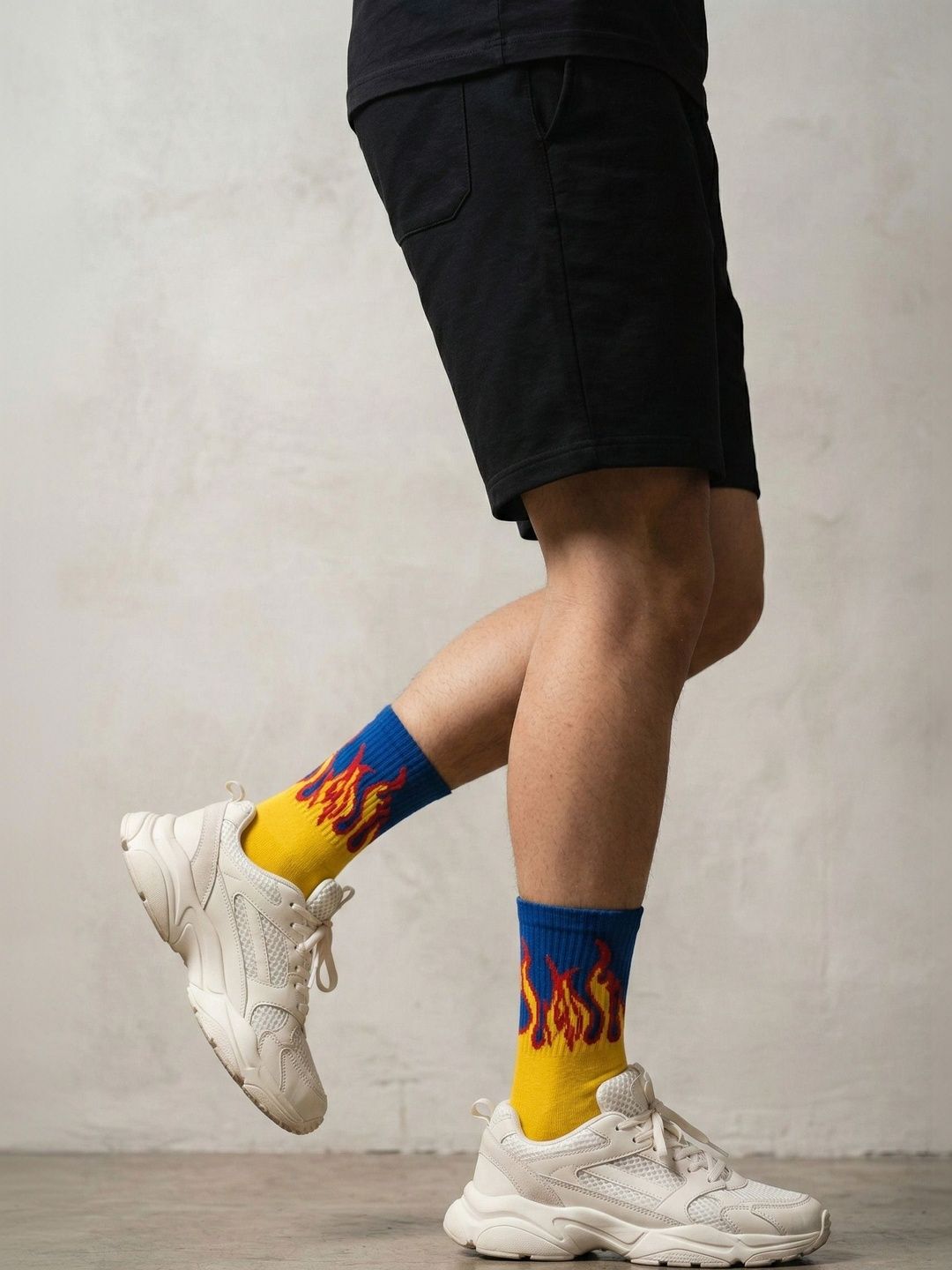 Moda Rapido Men Cotton Blend Patterned Above Ankle Socks-picture-31