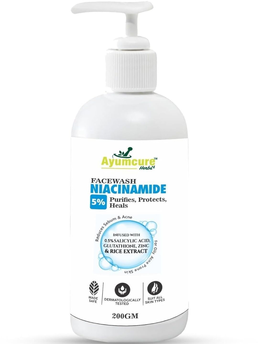 Ayumcure Niacinamide Facewash- 200 g-picture-36