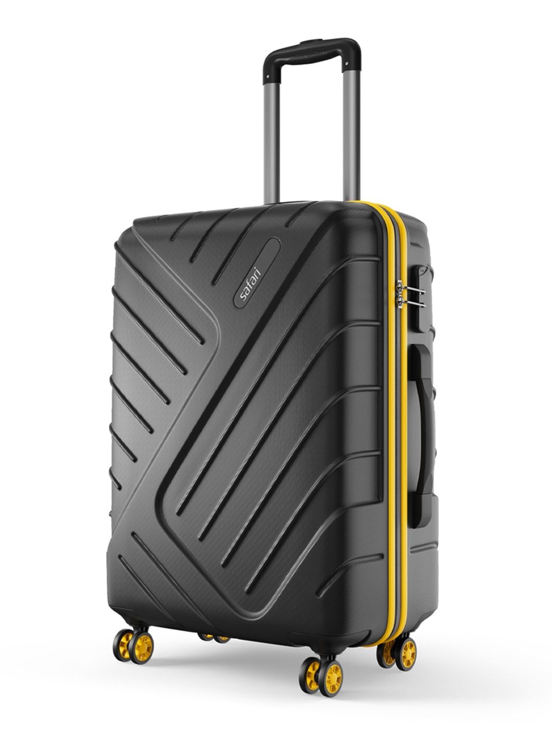 Safari Accent Textured Hard Sided Medium Trolley Bag-picture-13