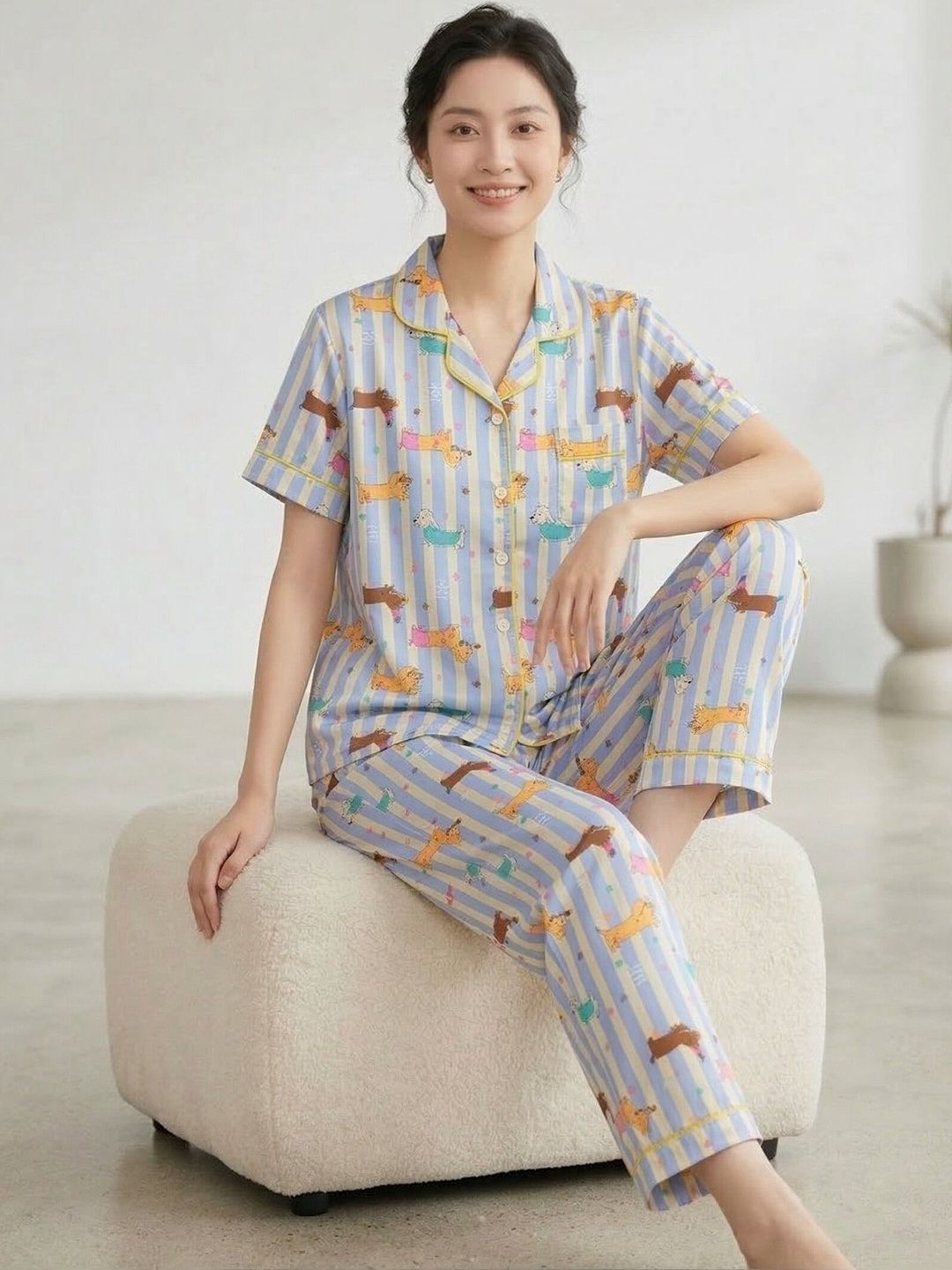 Stem Rope Women Night suit-picture-32