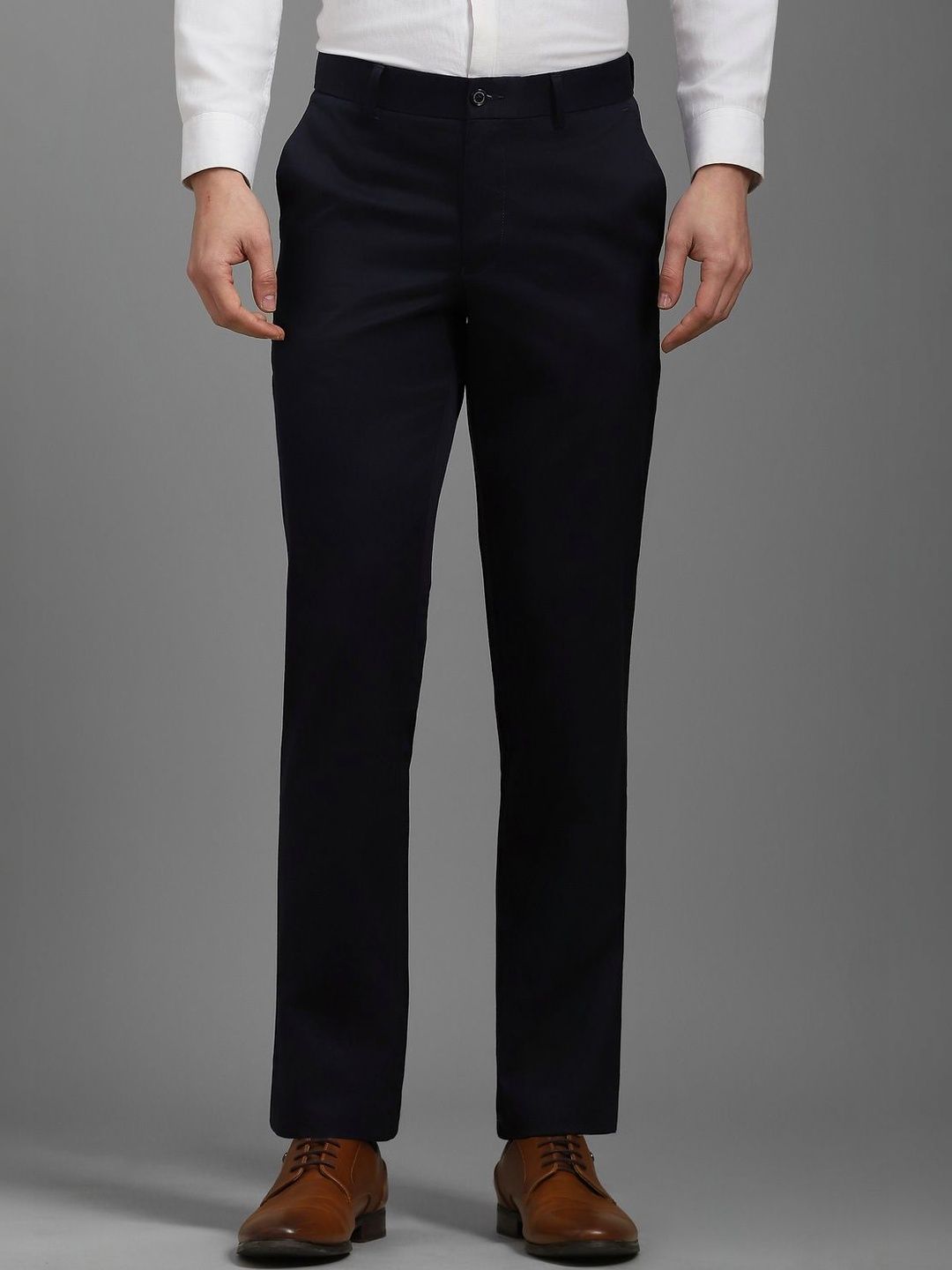 Louis Philippe Men Slim Fit Trousers-picture-36