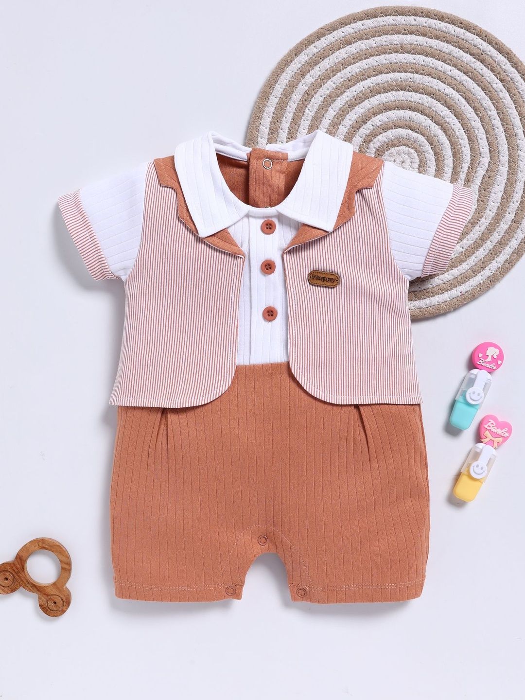 BABY GO Boys Cotton Rompers-picture-15