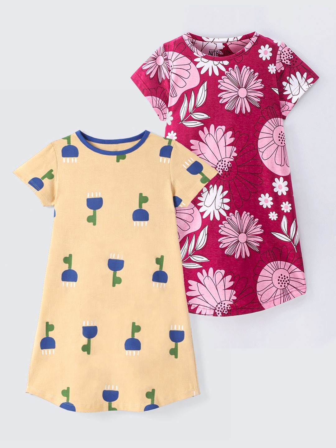 Nite Flite Girls Printed Nightdress-picture-10