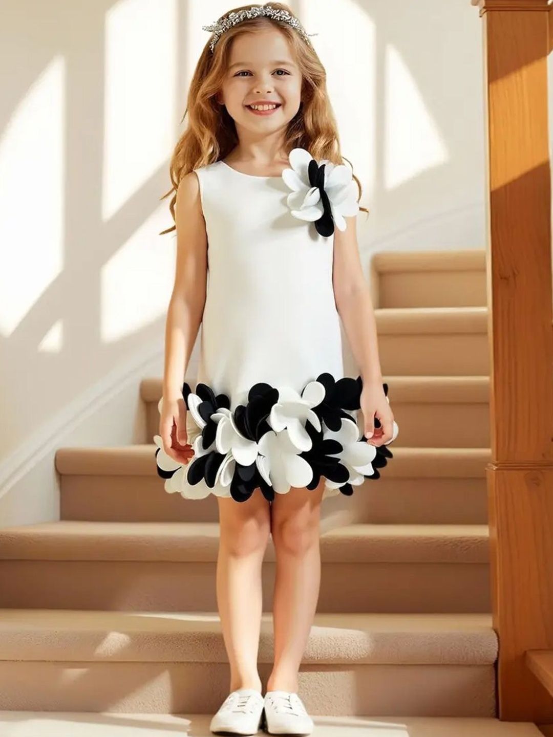 INCLUD Girls Applique Formal Mini Dress-picture-24