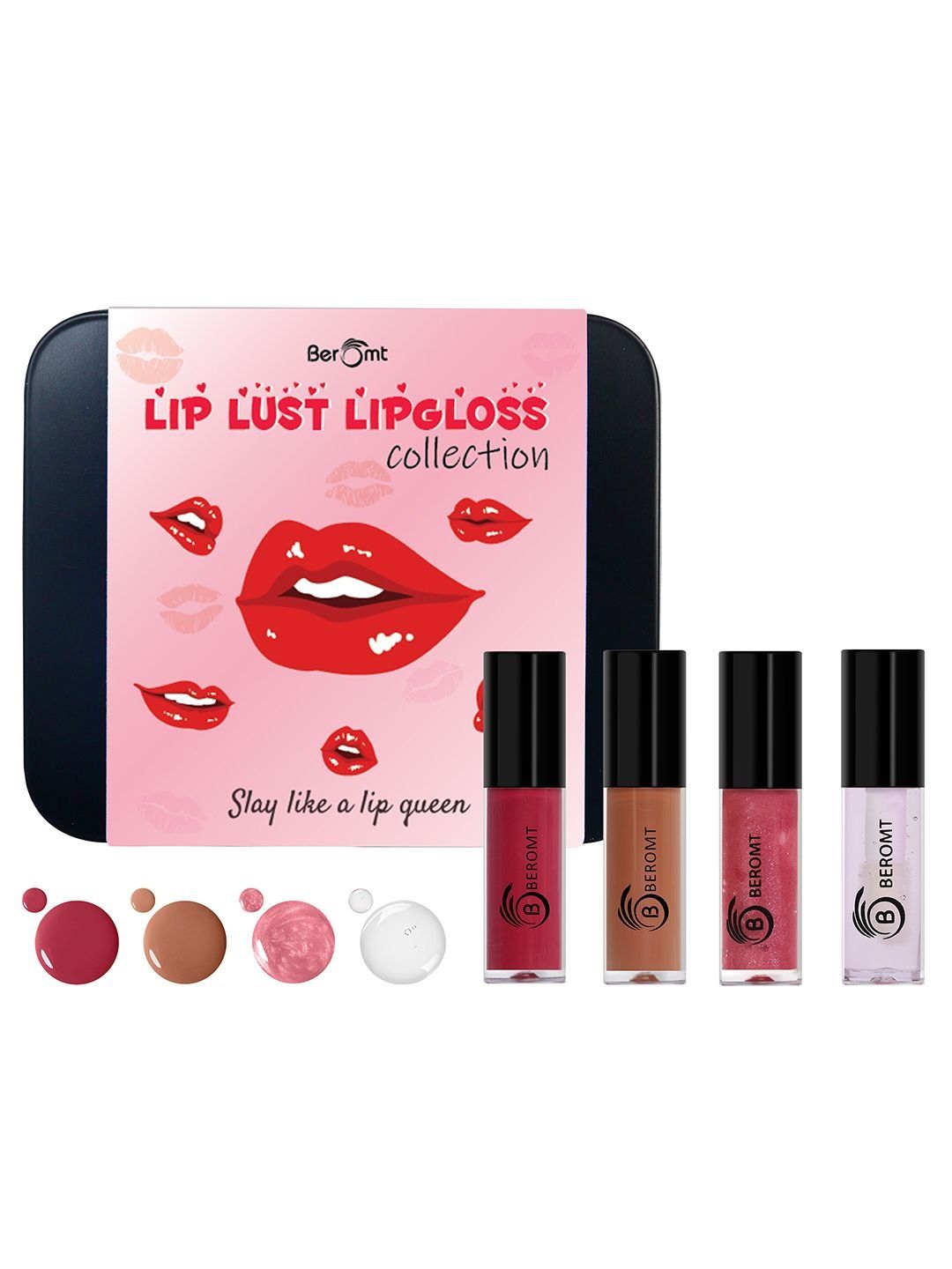 BEROMT Set Of 4 Mini Matte Lipstick- 1.6 ml Each- Shade- 105- 106- 107- 108-picture-18