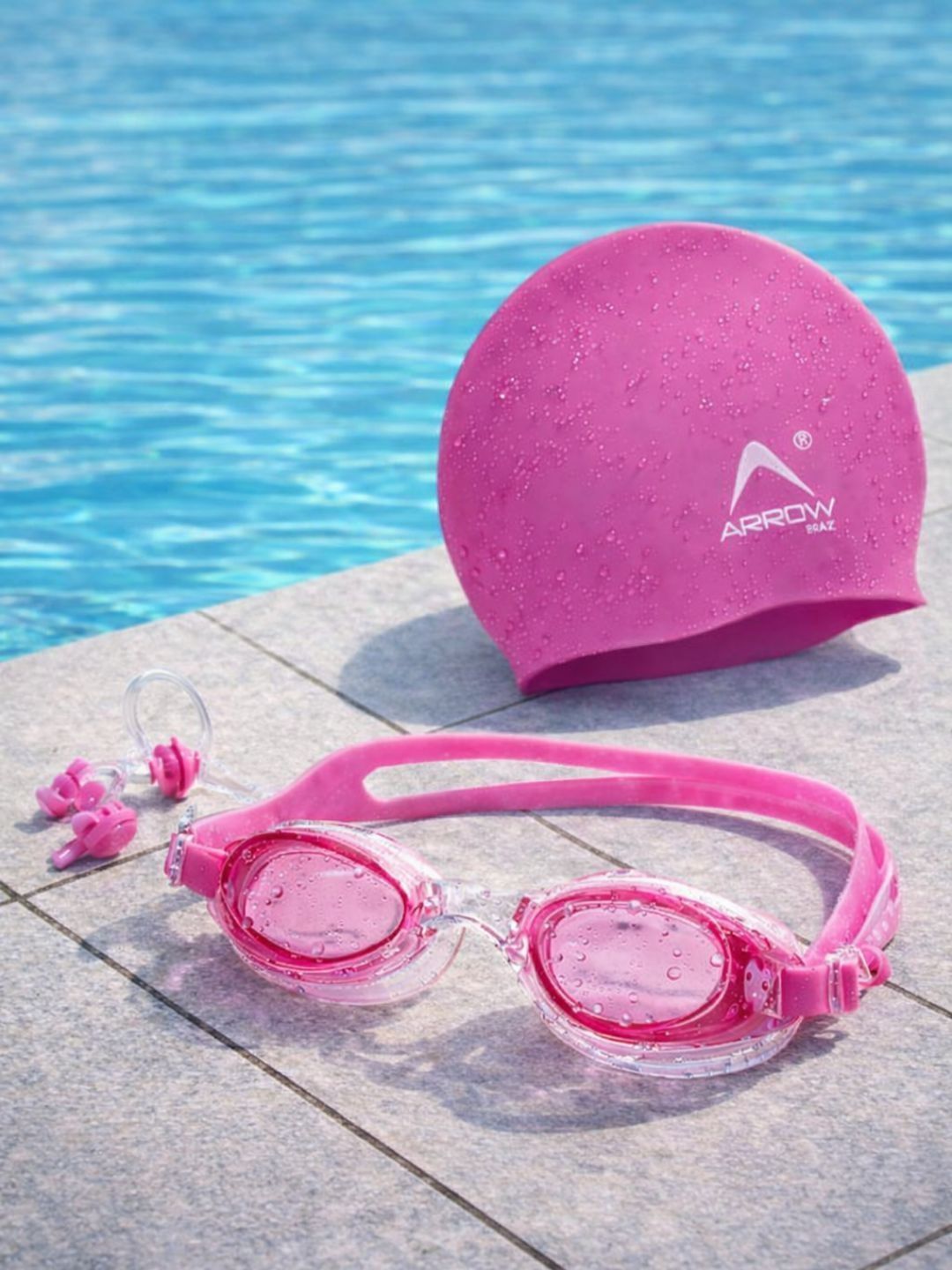 ARROWMAX Swim Cap, Goggles & Earplugs Swimwear Accessories-picture-12