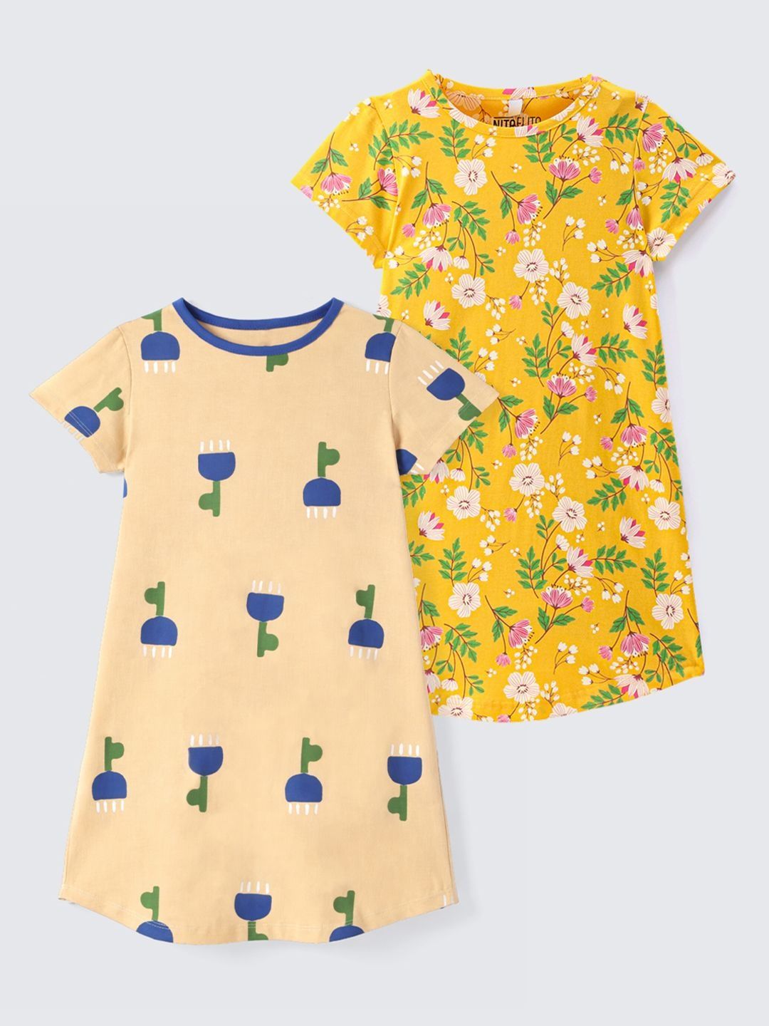 Nite Flite Girls Printed Nightdress-picture-15