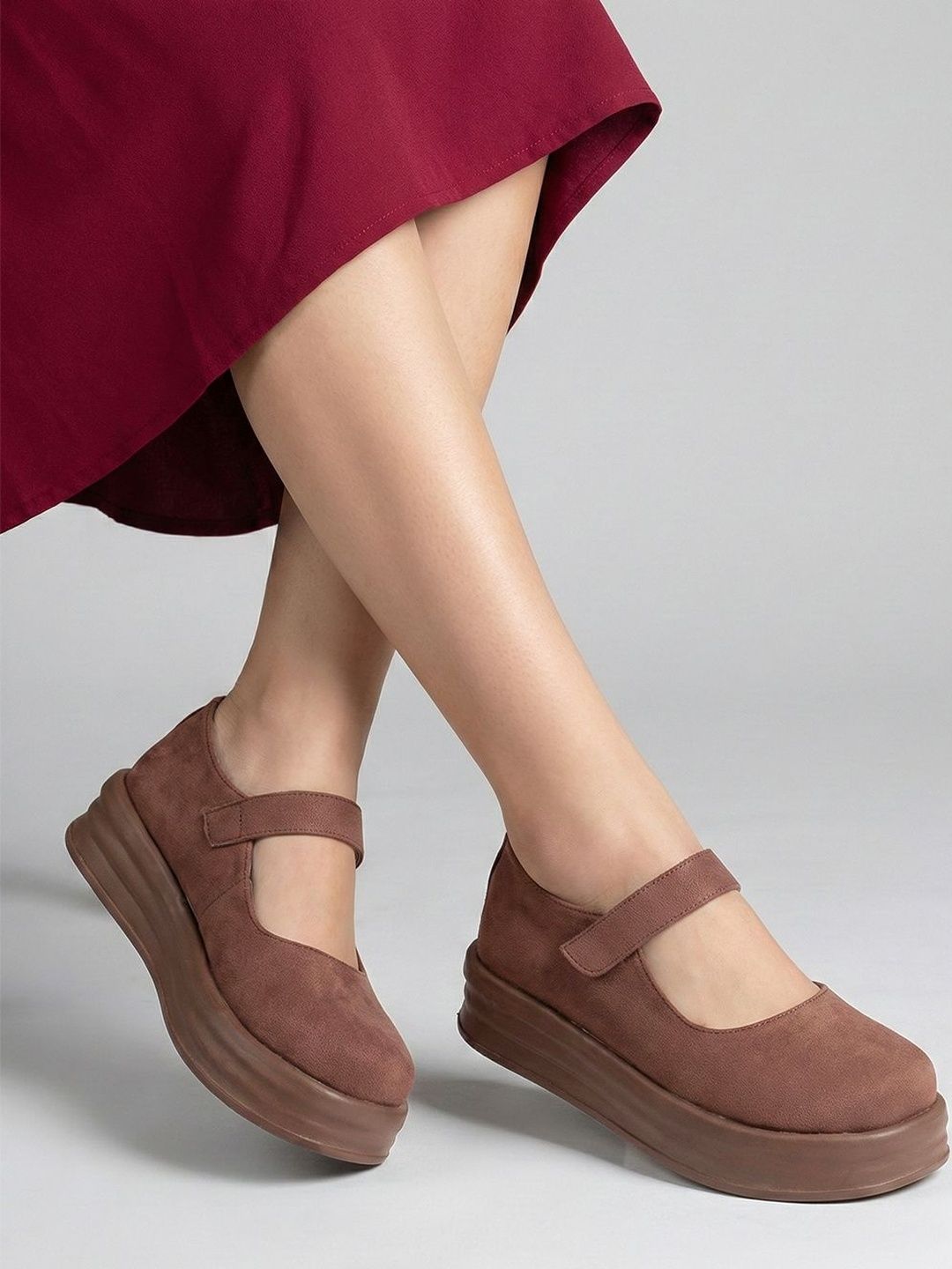 SHUZ TOUCH Women Suede Mules-picture-31