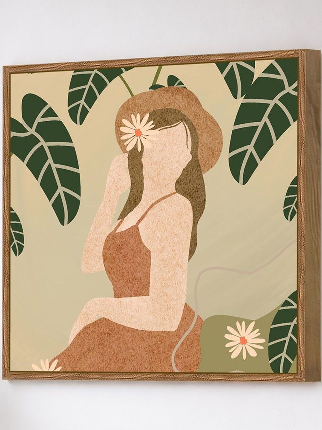 Art Street Brown & Beige Single Piece Canvas Other Wall Paintings-picture-30