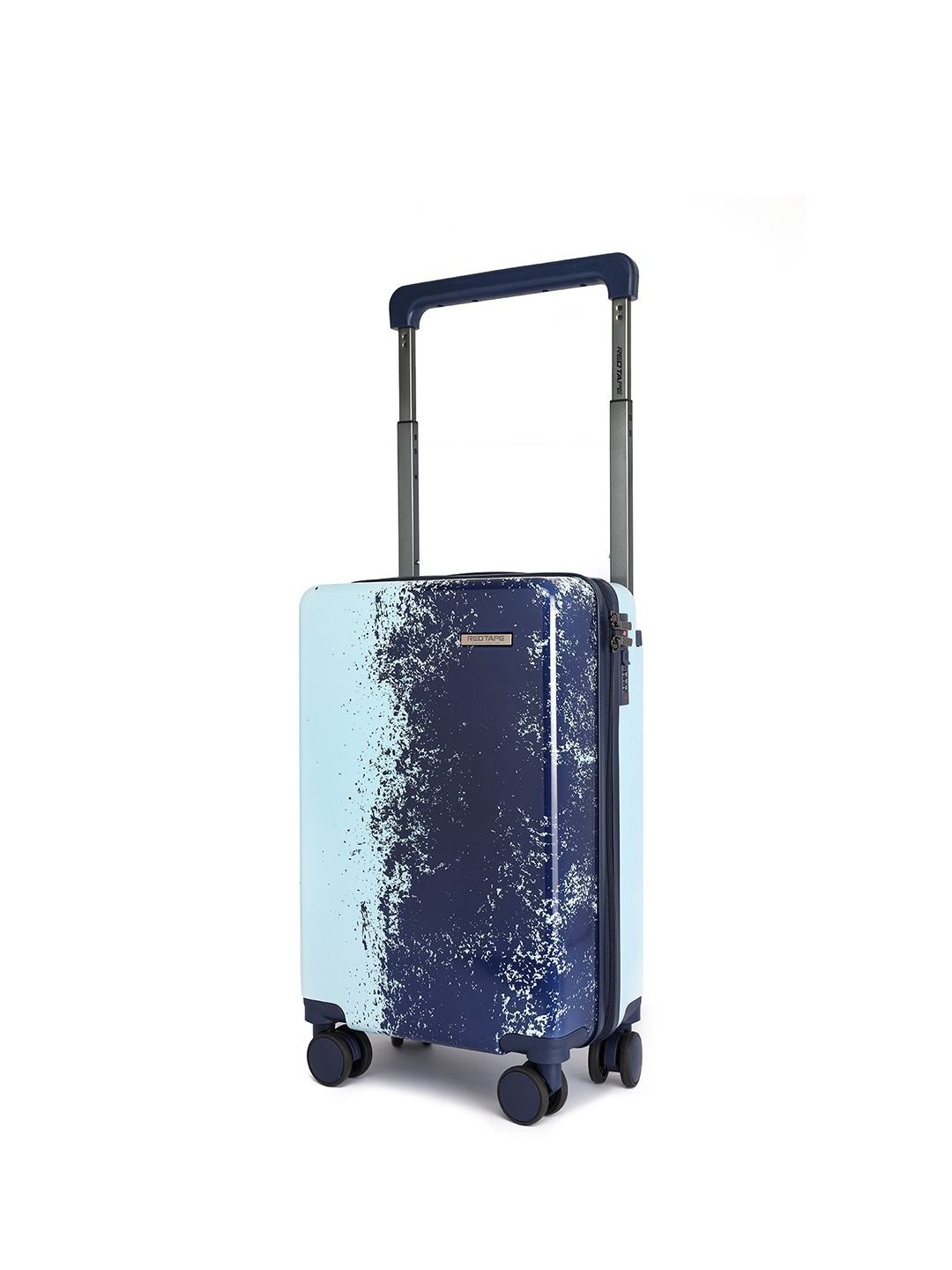Red Tape Printed Hard-Sided Water-Resistant Cabin Trolley Bag-picture-32