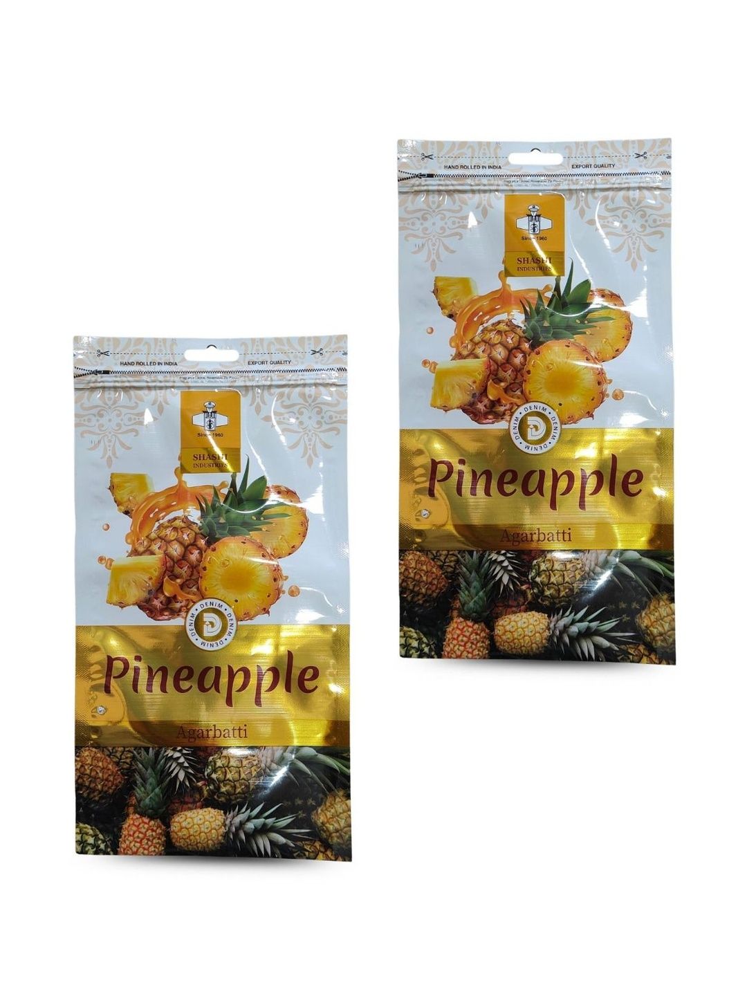 SHASHI DENIM Yellow Bamboo 2-Pcs Incense Sticks Pooja Essentials-image-29