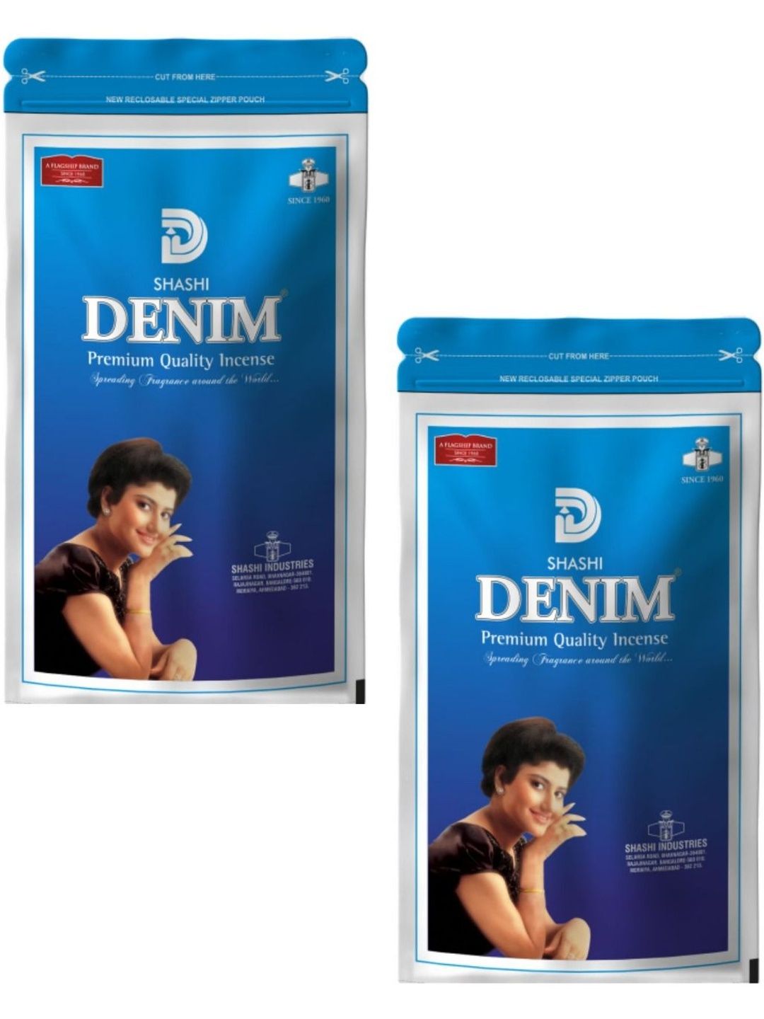 SHASHI DENIM Blue Bamboo 2-Pcs Incense Sticks Pooja Essentials-image-33