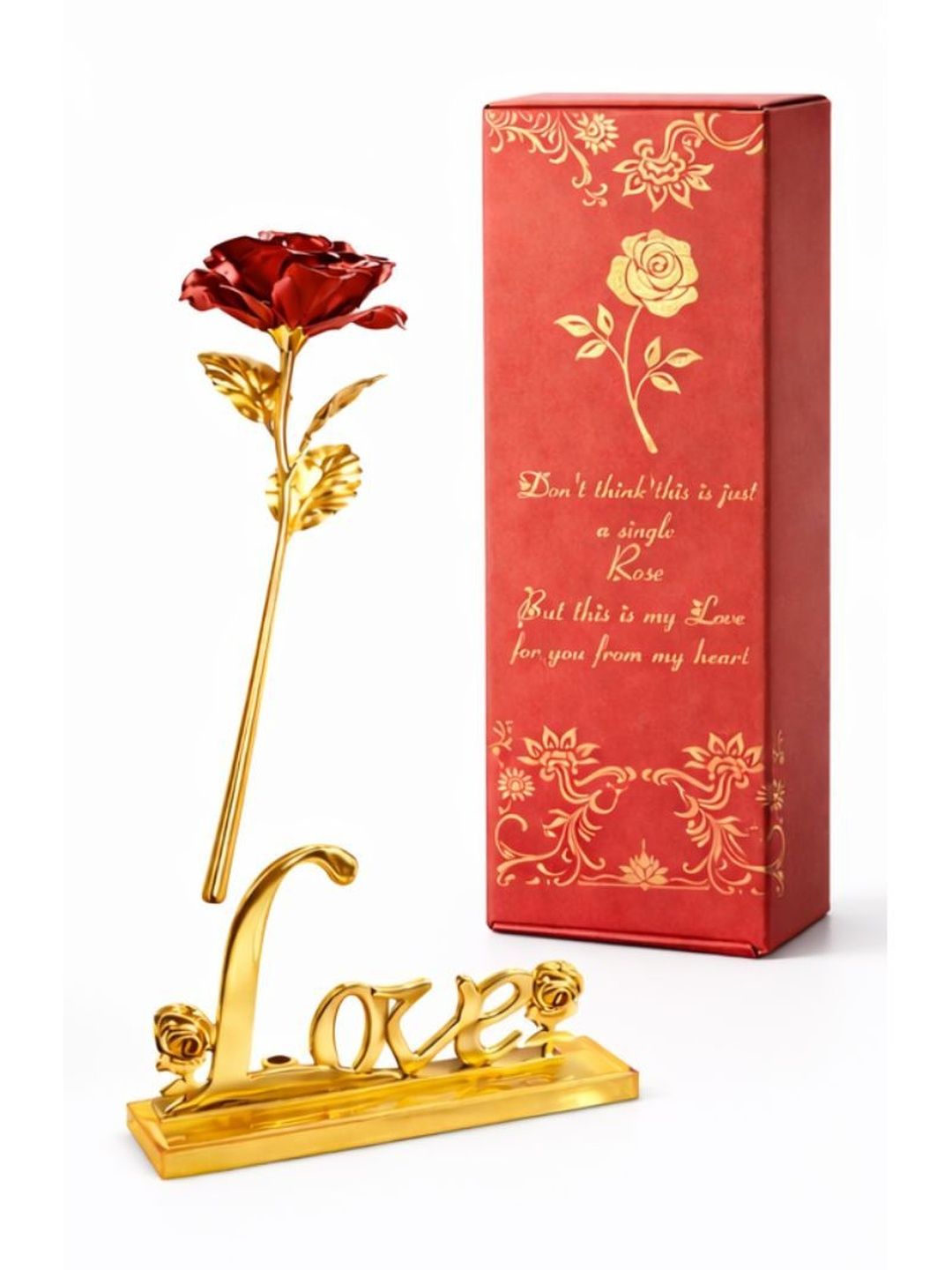 Tiny Shiny 2 Pieces Red Valentines Couple Gifting Sets-image-7