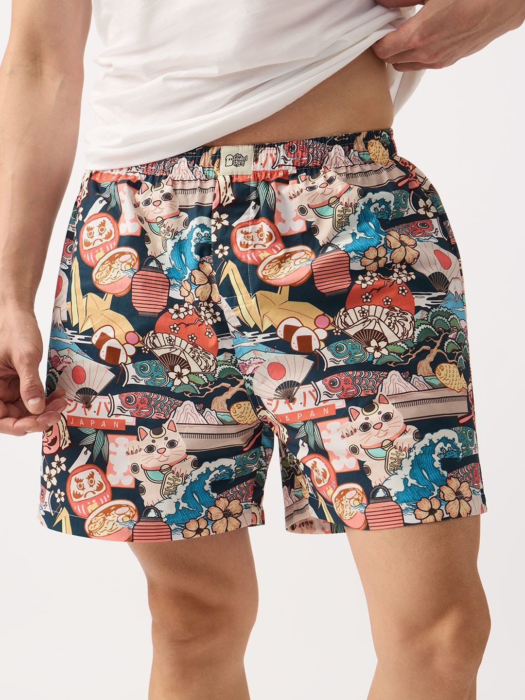 The Souled Store Printed Mid Rise Boxers-picture-18