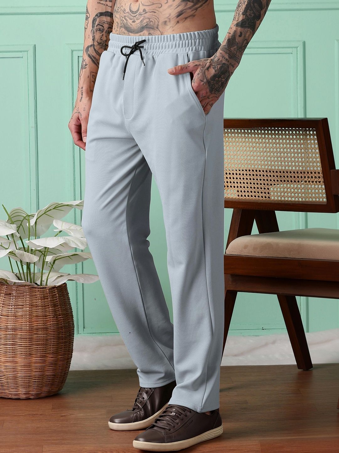HERE&NOW Men Regular Fit Joggers-picture-33