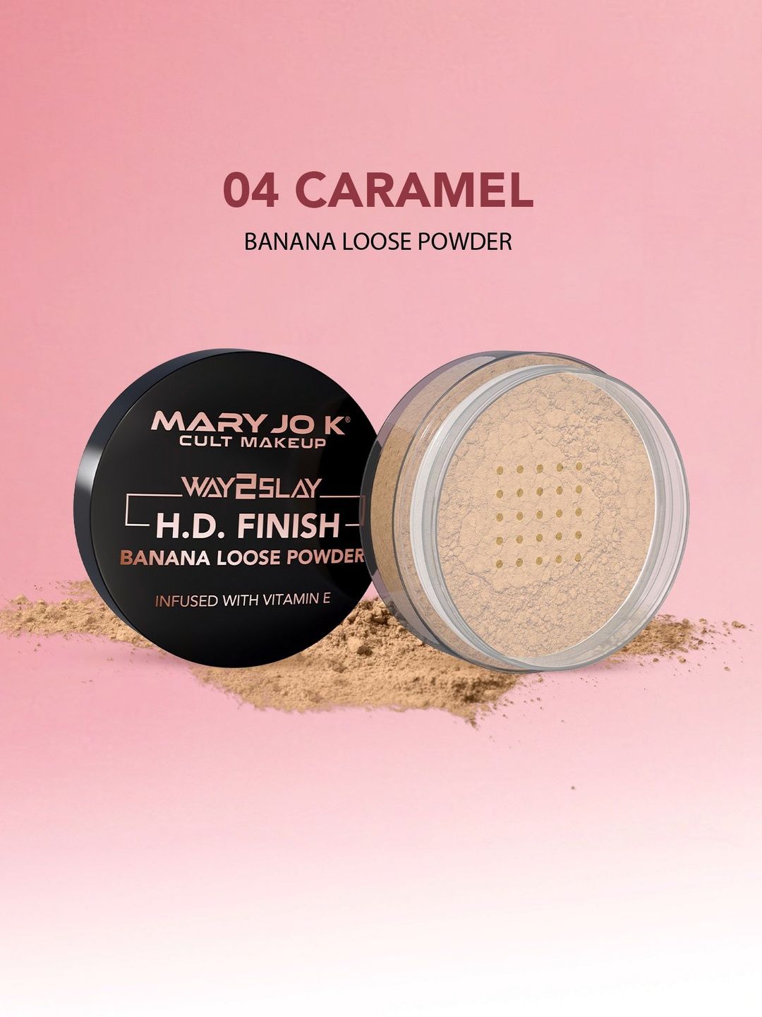 Mary Jo K HD Finish Banana Loose Powder - Caramel-04-image-26