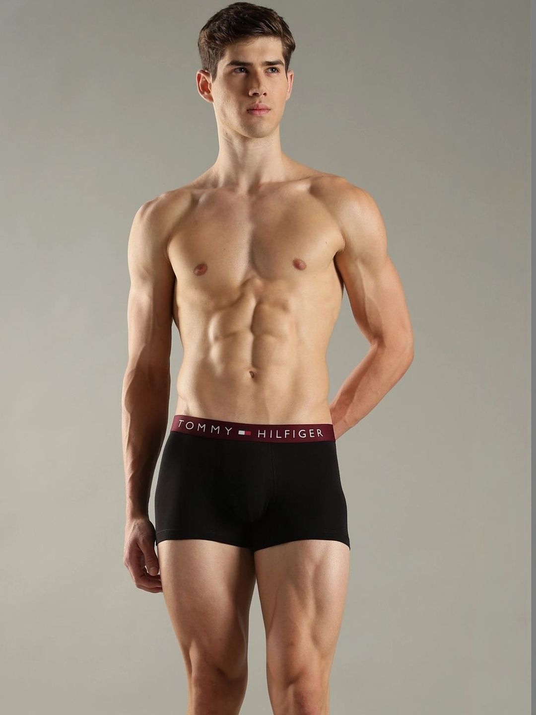 Tommy Hilfiger Pack of 3 Cotton Solid Trunks-picture-29