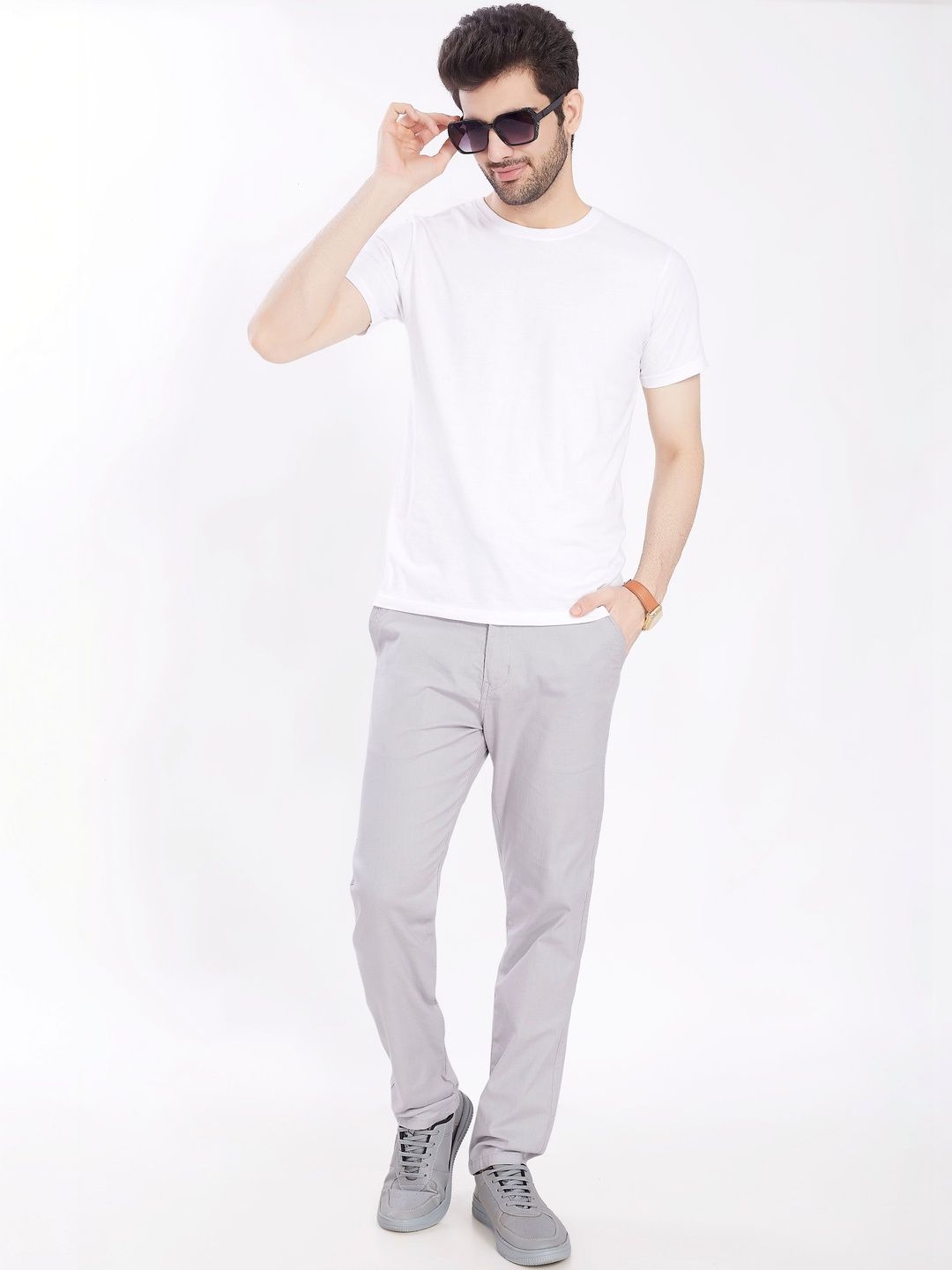 R.Code by The Roadster Life Co. Men Relaxed Trousers-picture-56
