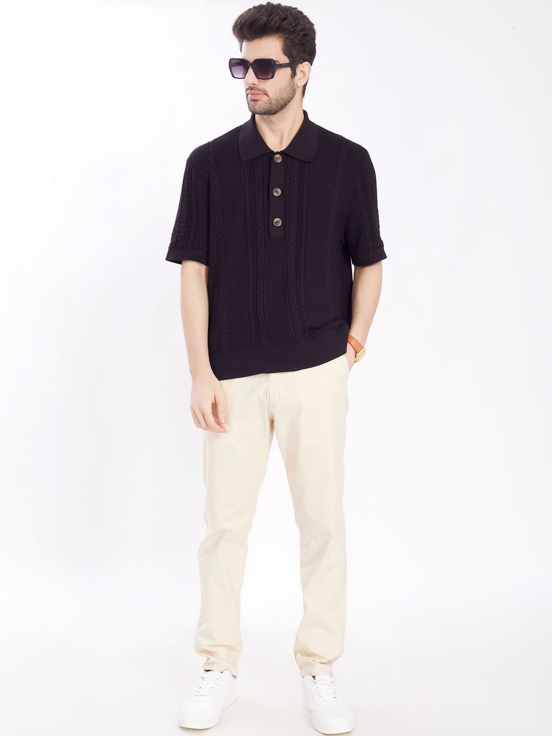 R.Code by The Roadster Life Co. Men Relaxed Trousers-picture-49