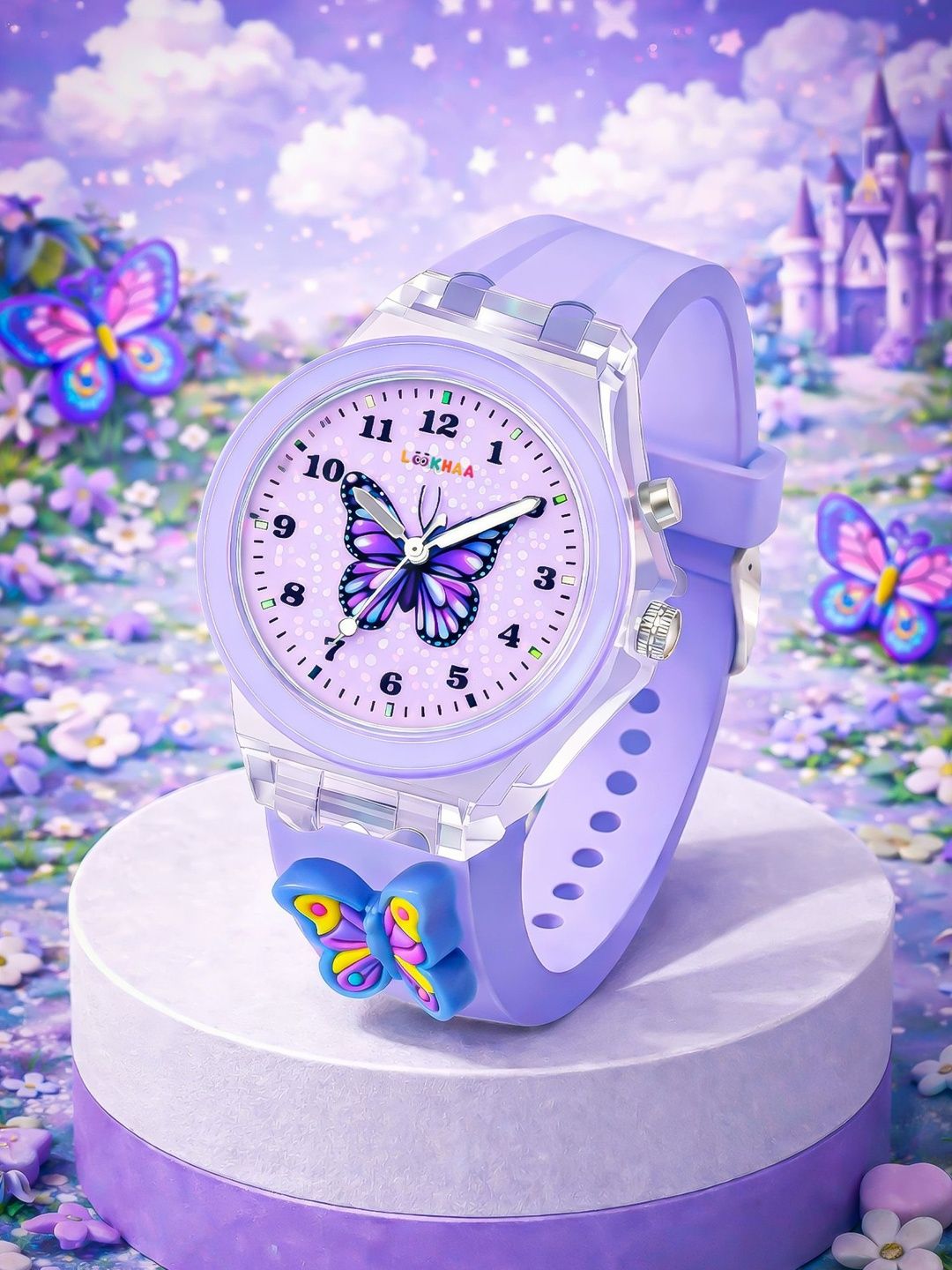 LOOKHAA Girls Dial & Straps Analogue Watch LOOK24_C1_PURPLE-picture-23