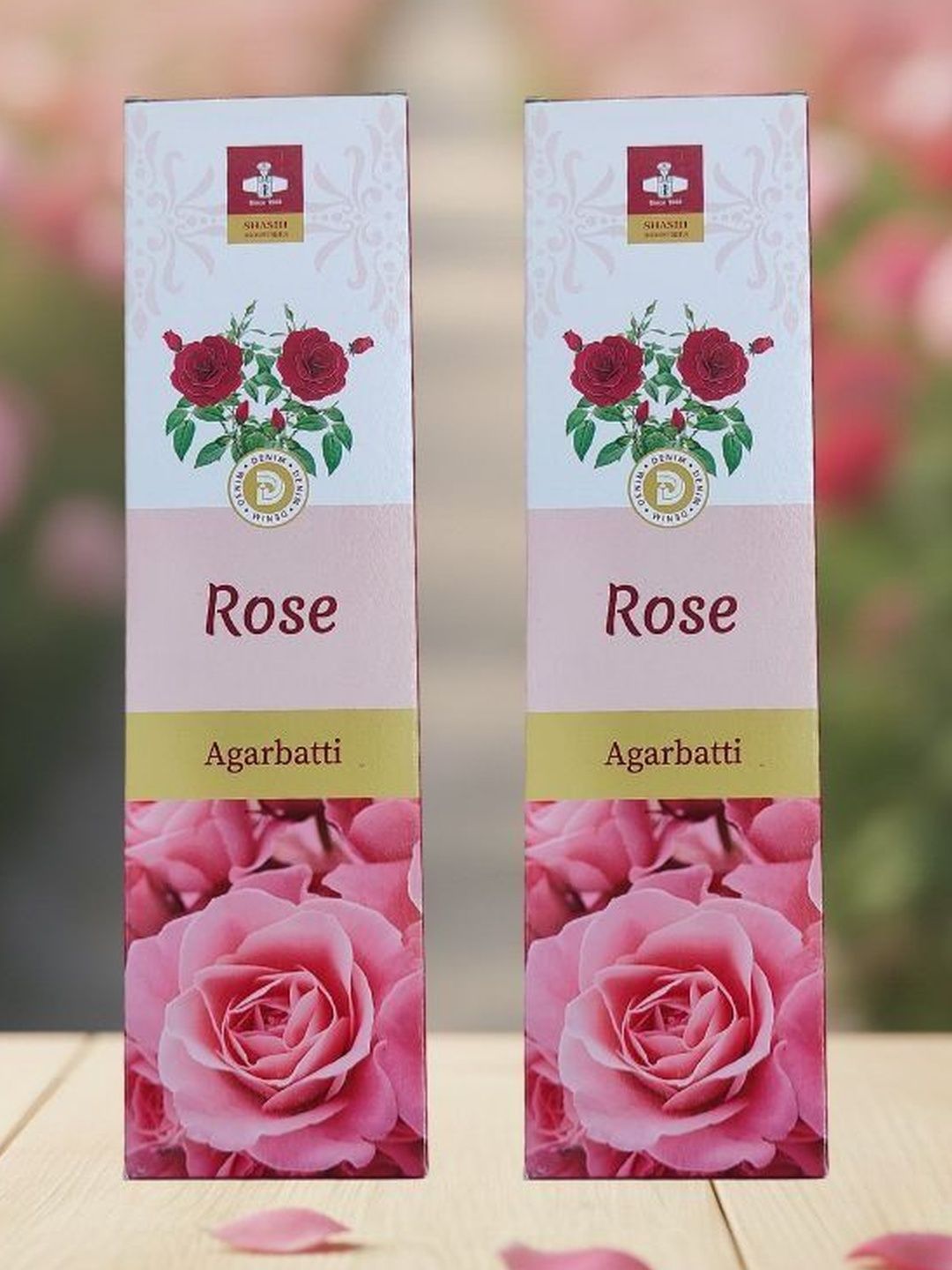 SHASHI DENIM Pink Bamboo 2-Pcs Incense Sticks Pooja Essentials-image-5