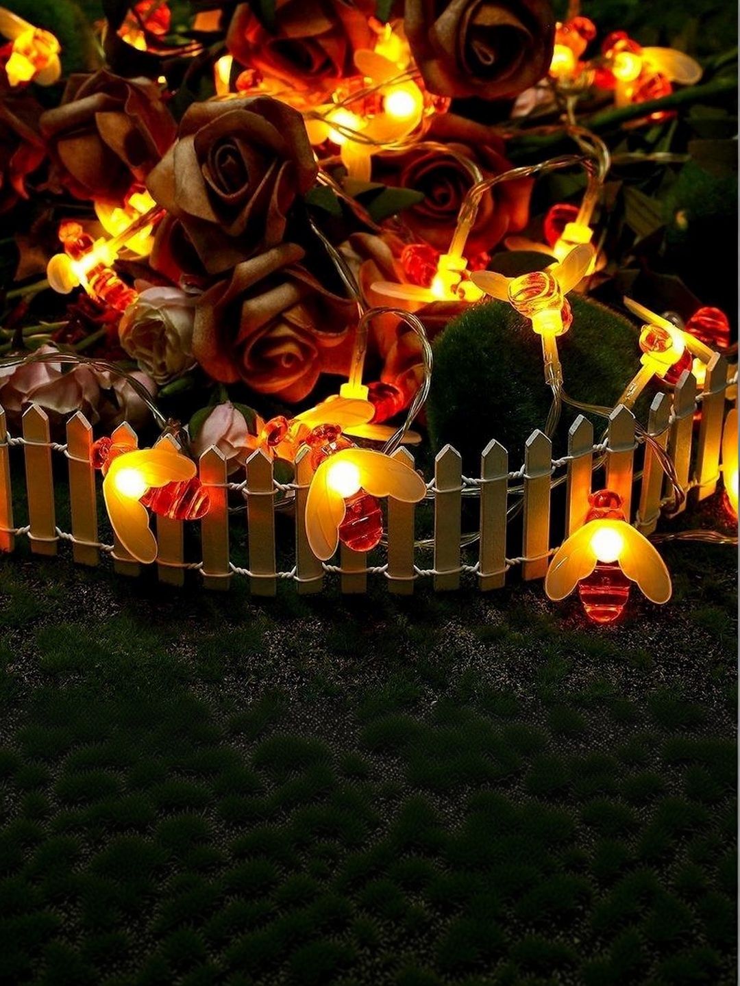 Khizar 20-Pcs Transparent Honeybee String Lights-picture-23