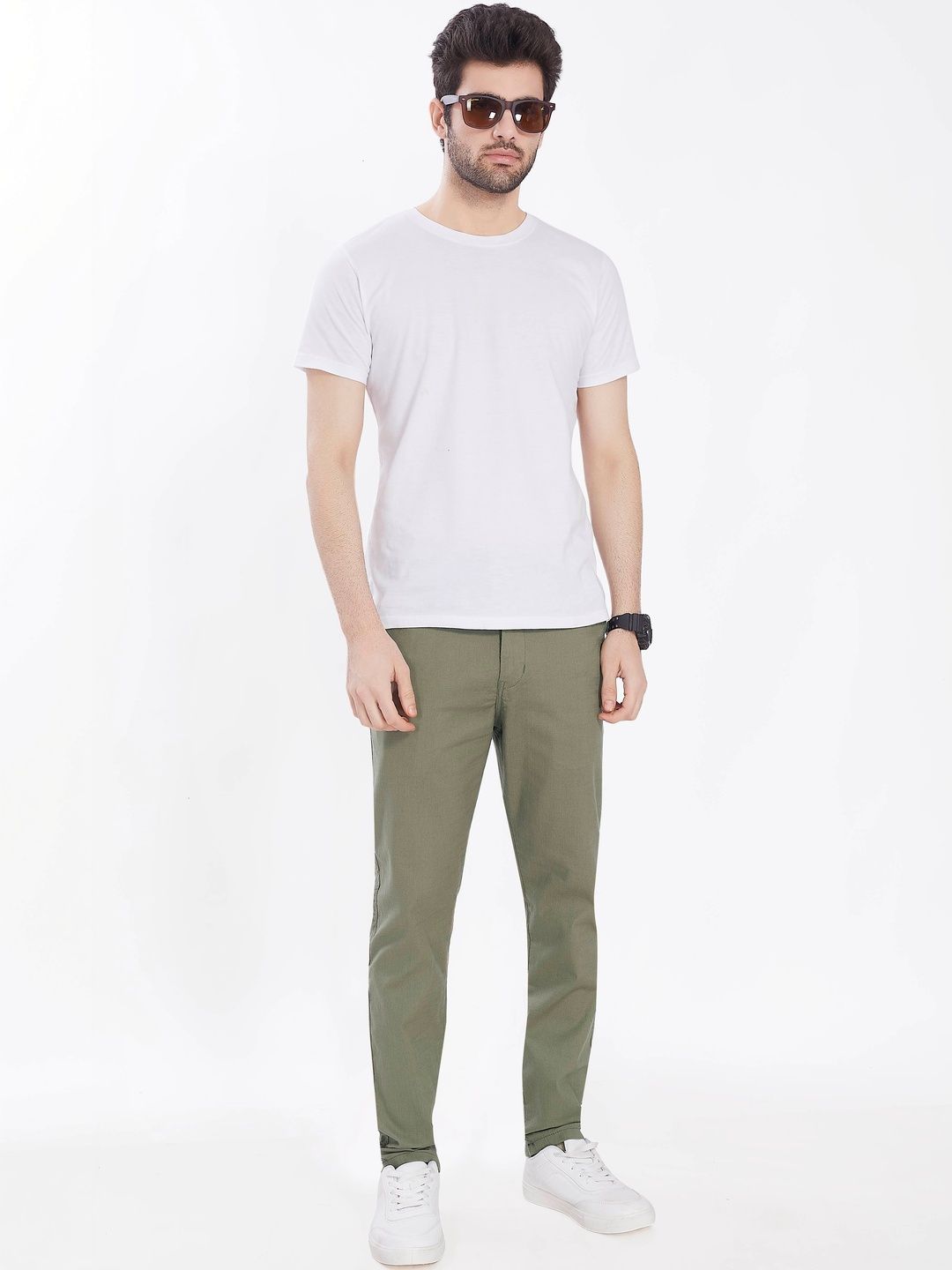 R.Code by The Roadster Life Co. Men Relaxed Trousers-picture-28