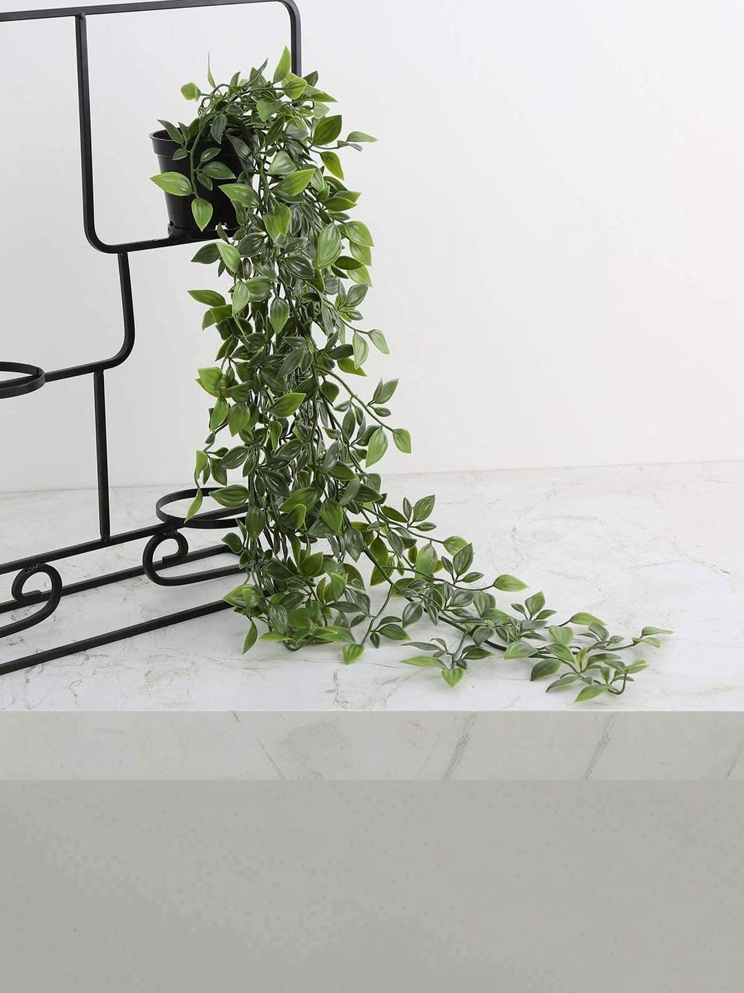 Chitra Artworks Green 1 Pieces Hanging Artificial Plant With Pot-picture-23