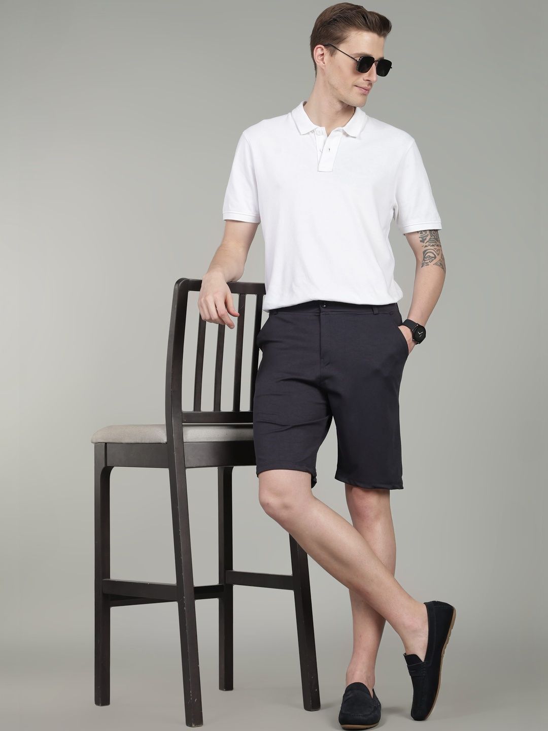 HERE&NOW Men Running Sports Shorts-picture-25