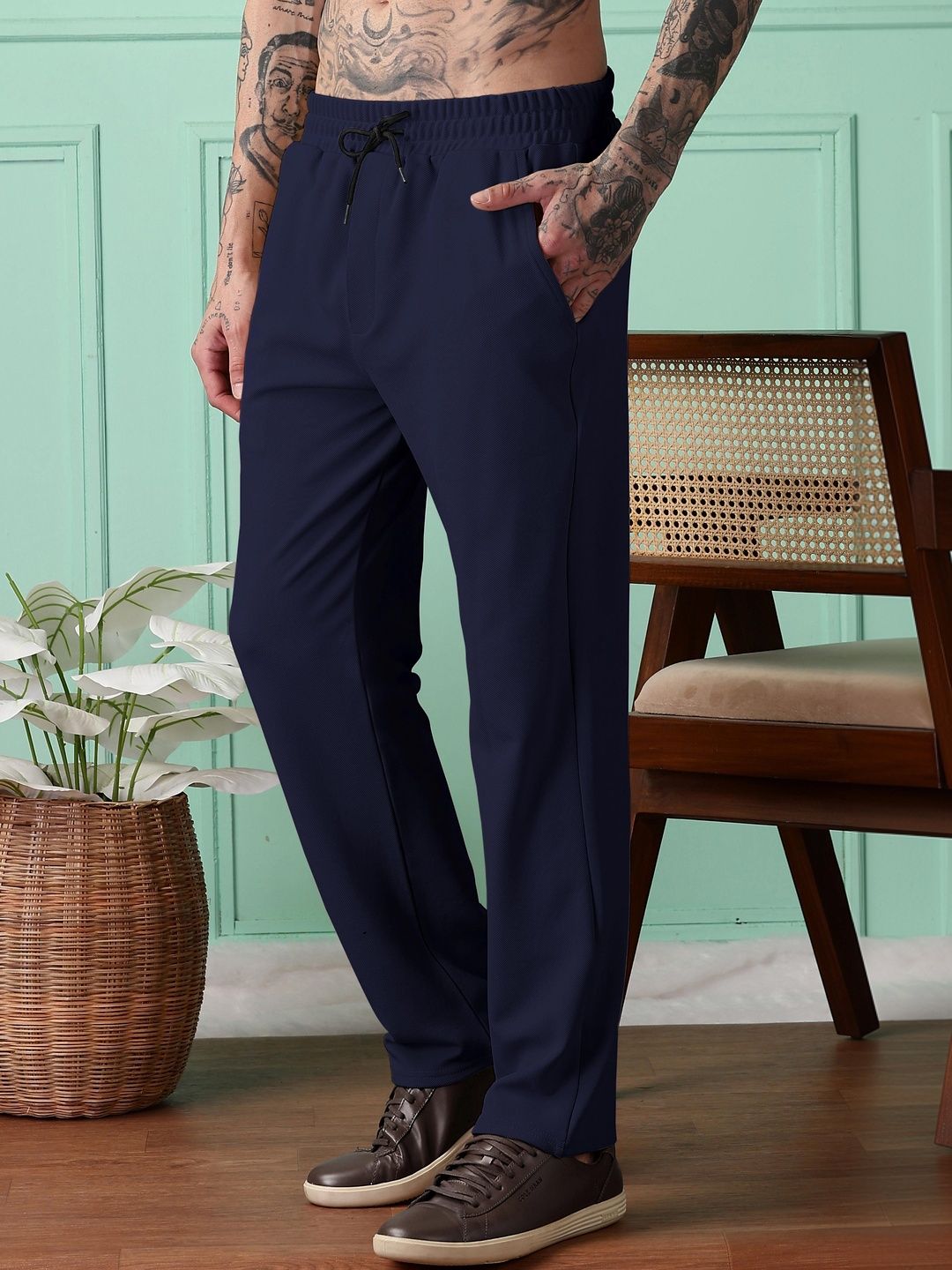 HERE&NOW Men Regular Fit Joggers-picture-31
