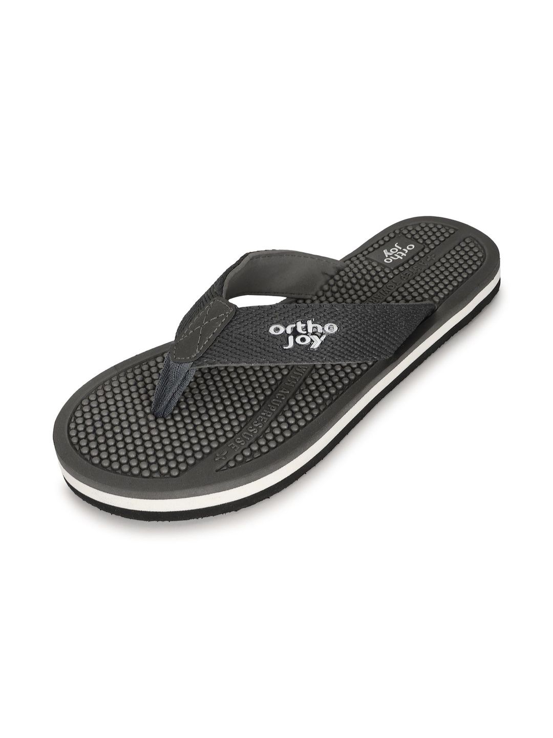 ORTHO JOY Men Rubber Flip Flops-picture-46
