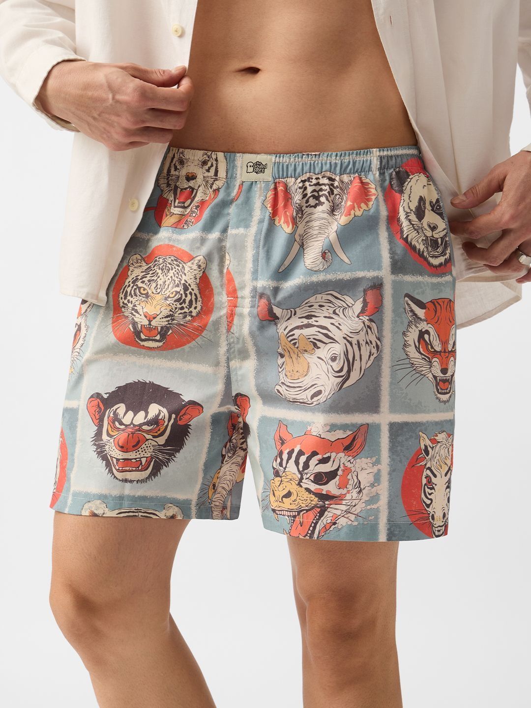 The Souled Store Printed Mid Rise Boxers-picture-10
