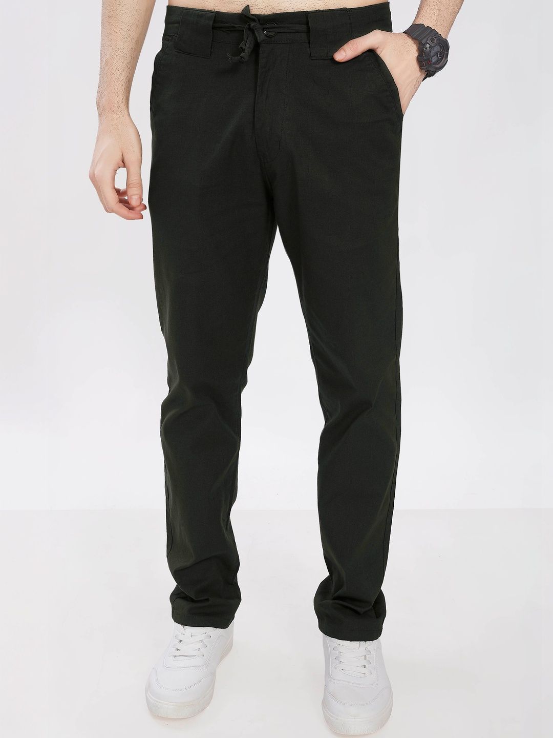 R.Code by The Roadster Life Co. Men Relaxed Trousers-picture-50
