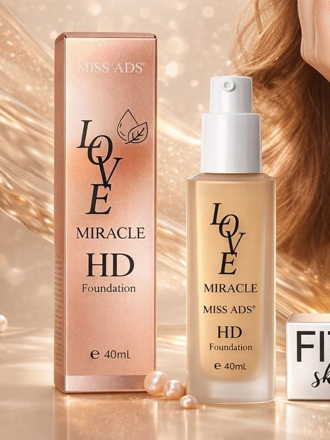 MISS ADS HD Miracle Foundation - 40 ml - Shade - C25-picture-14