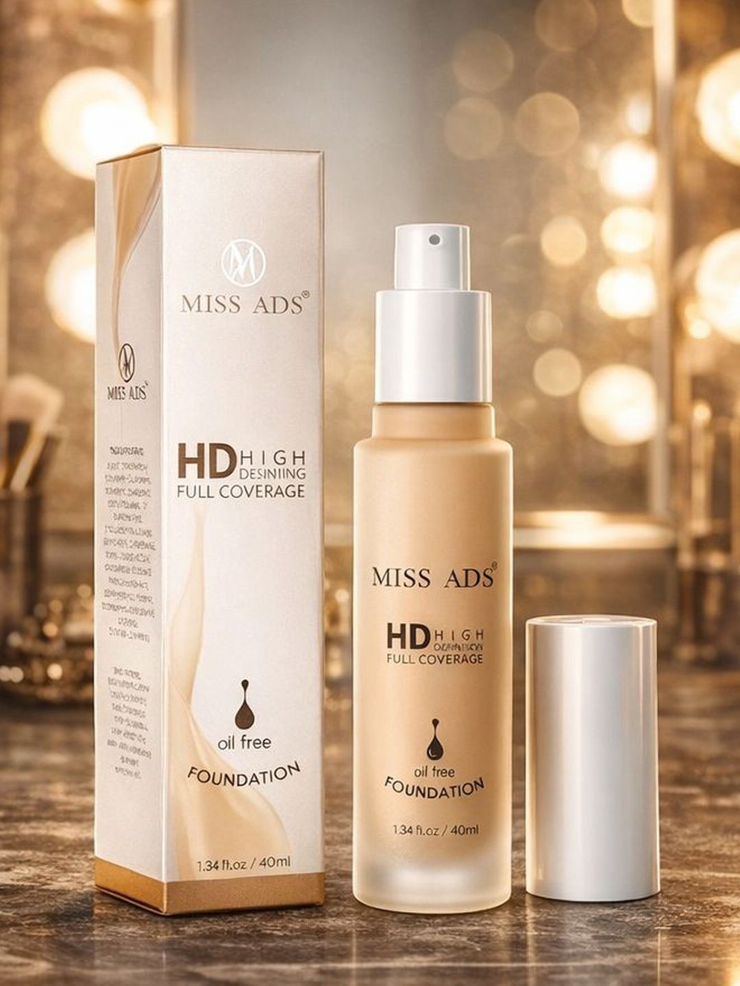 MISS ADS HD Full Coverage Foundation - 40 ml - Shade - C21-picture-35