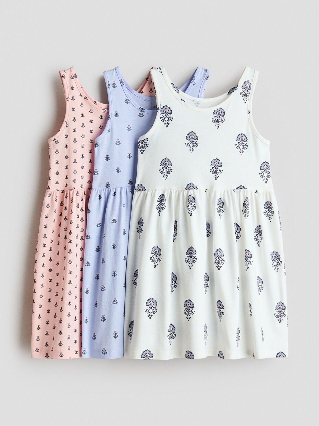 H&m 3-Pack Printed Cotton Dresses-picture-37