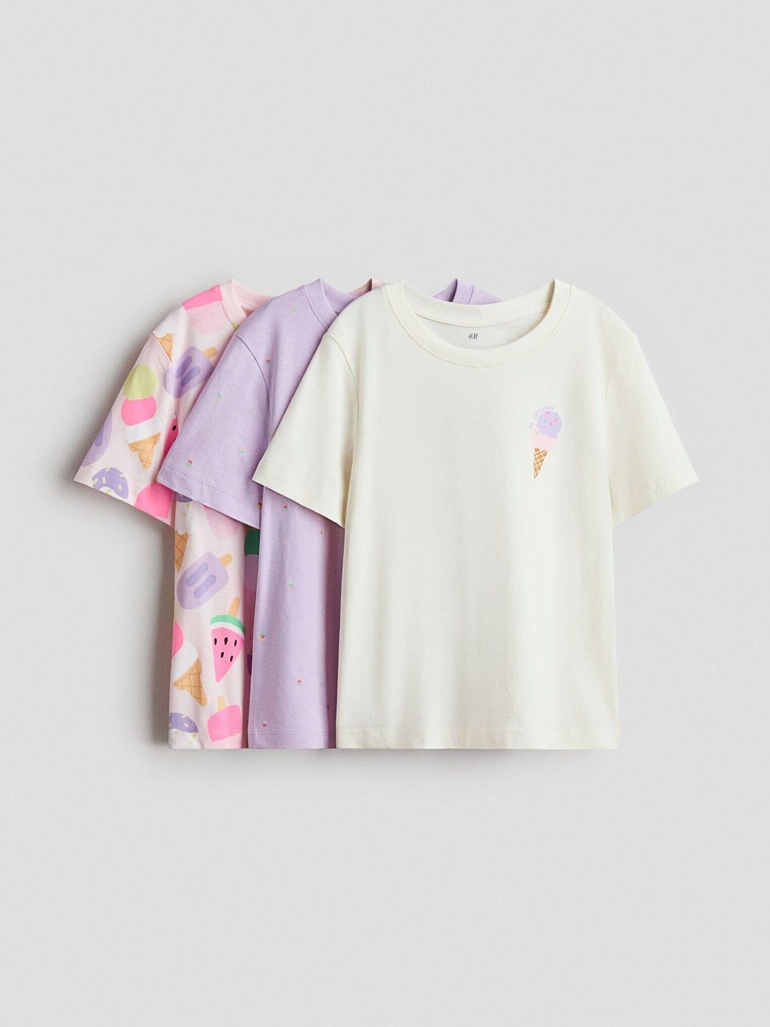 H&M 3-pack Printed T-shirts-picture-27