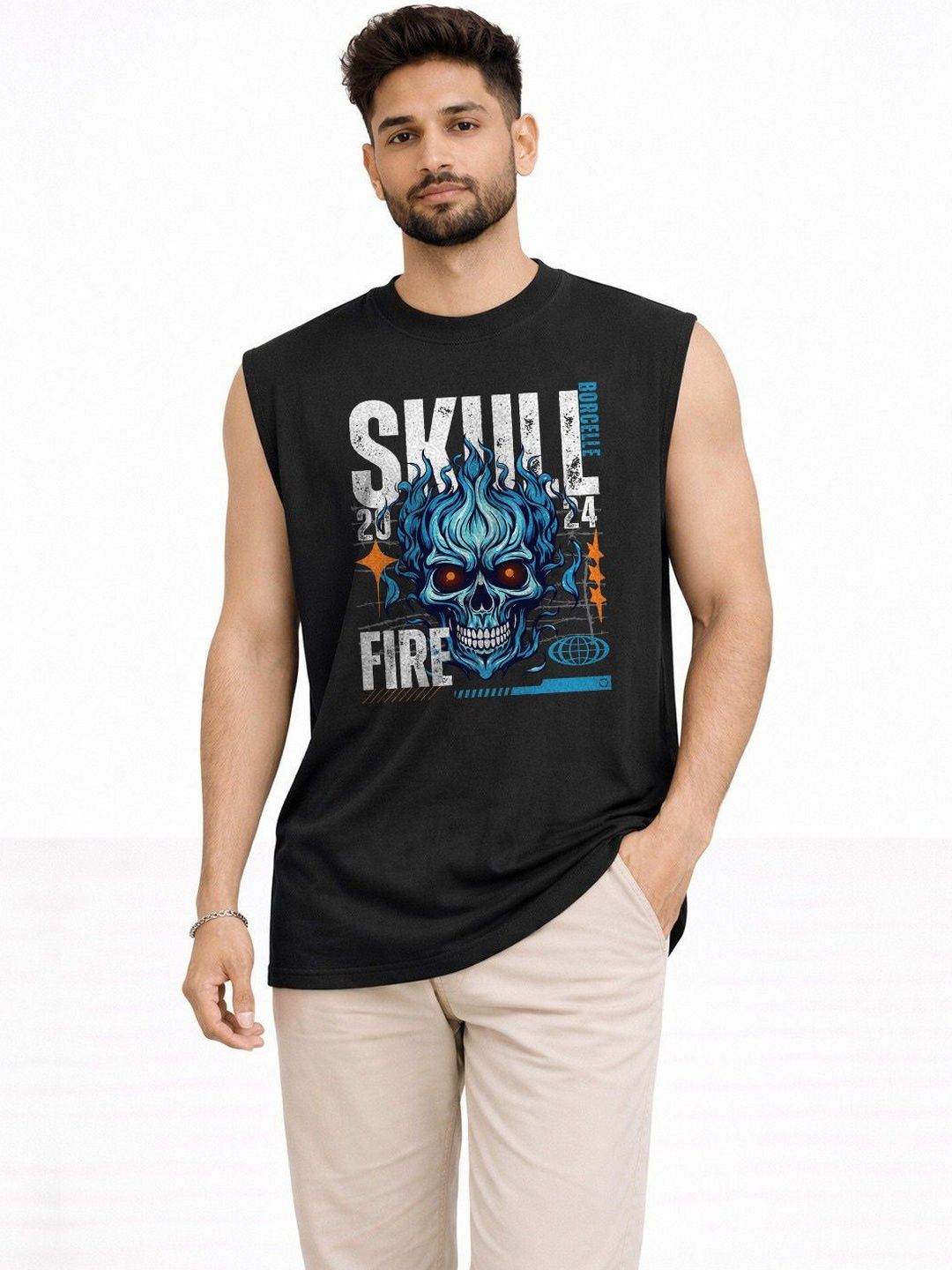 RuledBySun Printed Cotton Tank-picture-25