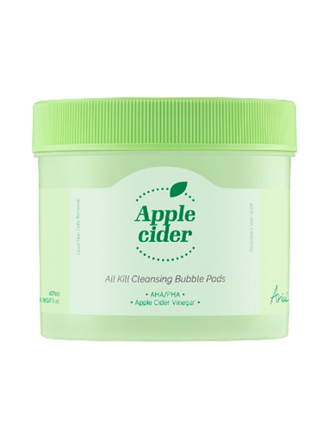 Ariul Apple Cider All Kill Cleansing Bubble Pads - 60 Pads -150ml-image-12